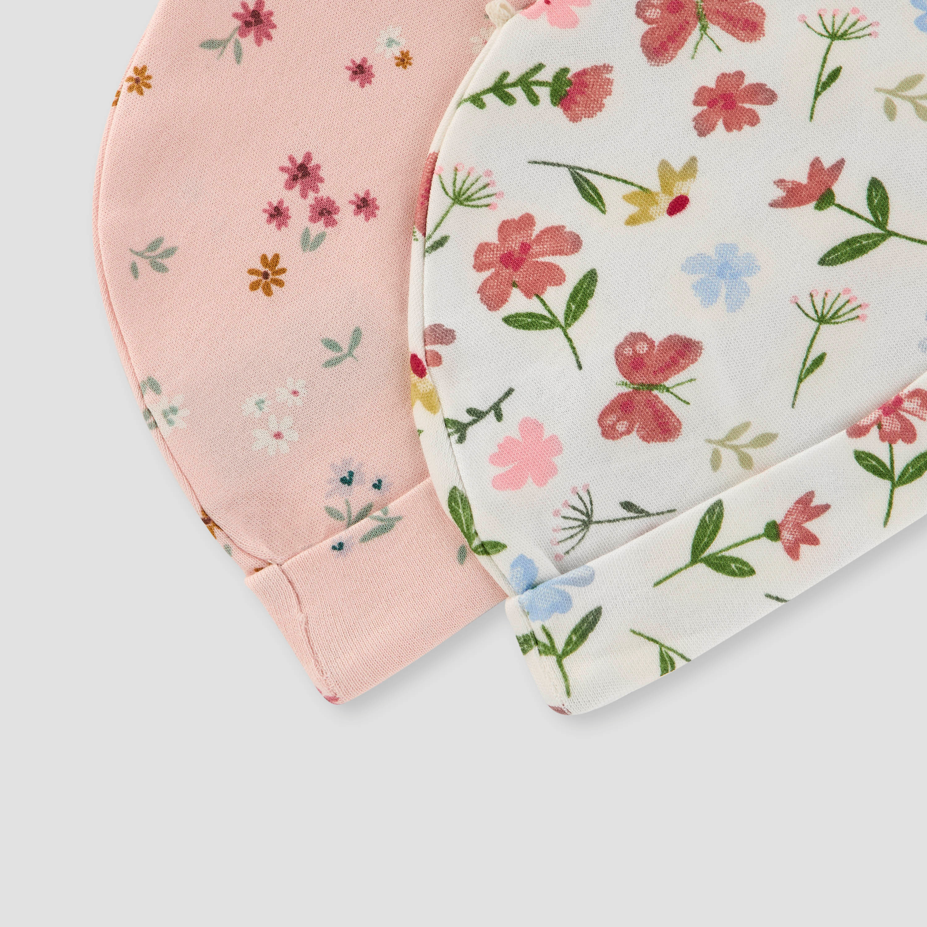 قبعة بيني بطبعات زهرية من جونيورز - قطعتين-baby-girls-accessories-caps-image-7