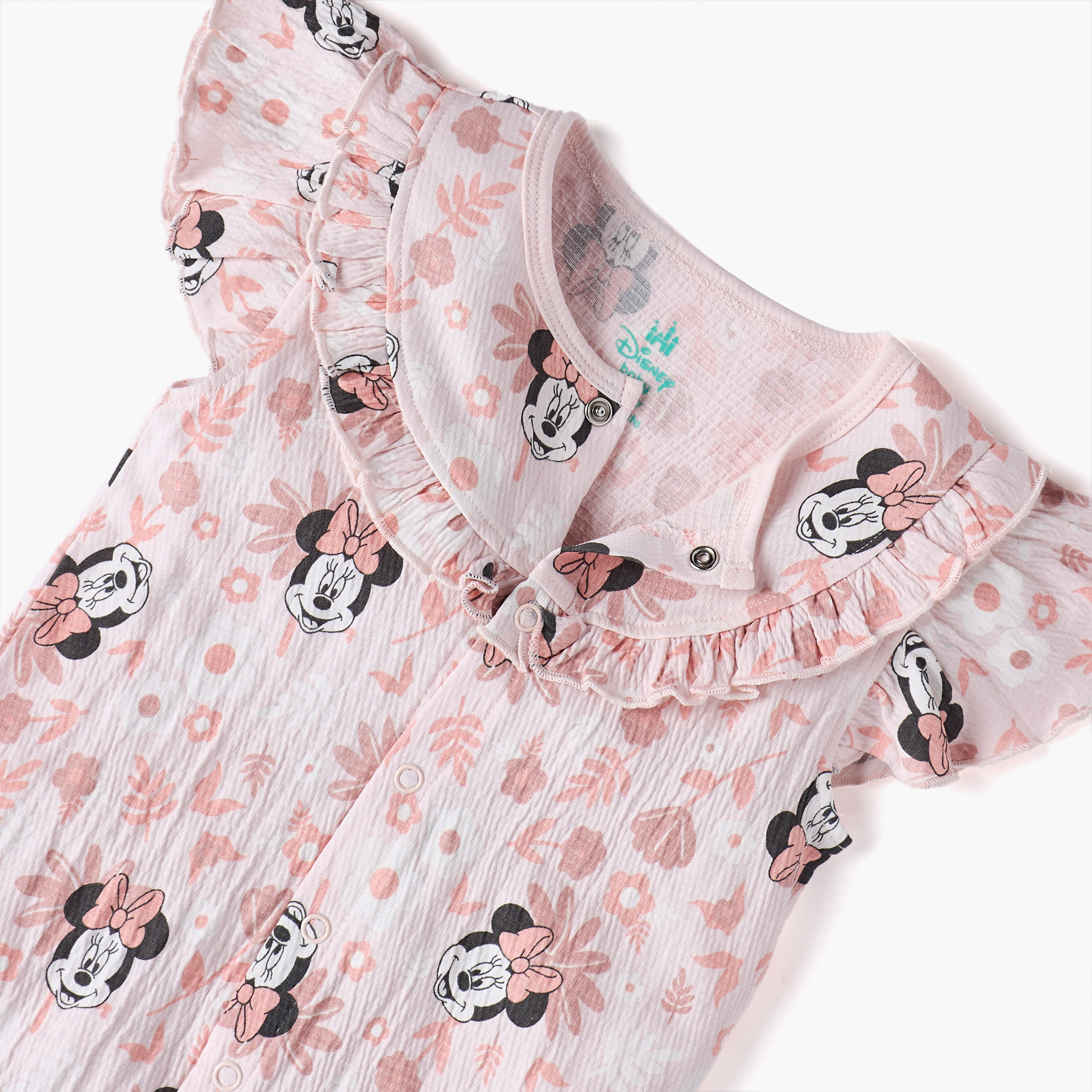 Disney All-Over Minnie Mouse Print Sleeveless Romper-baby-girls-clothing-rompers-image-3