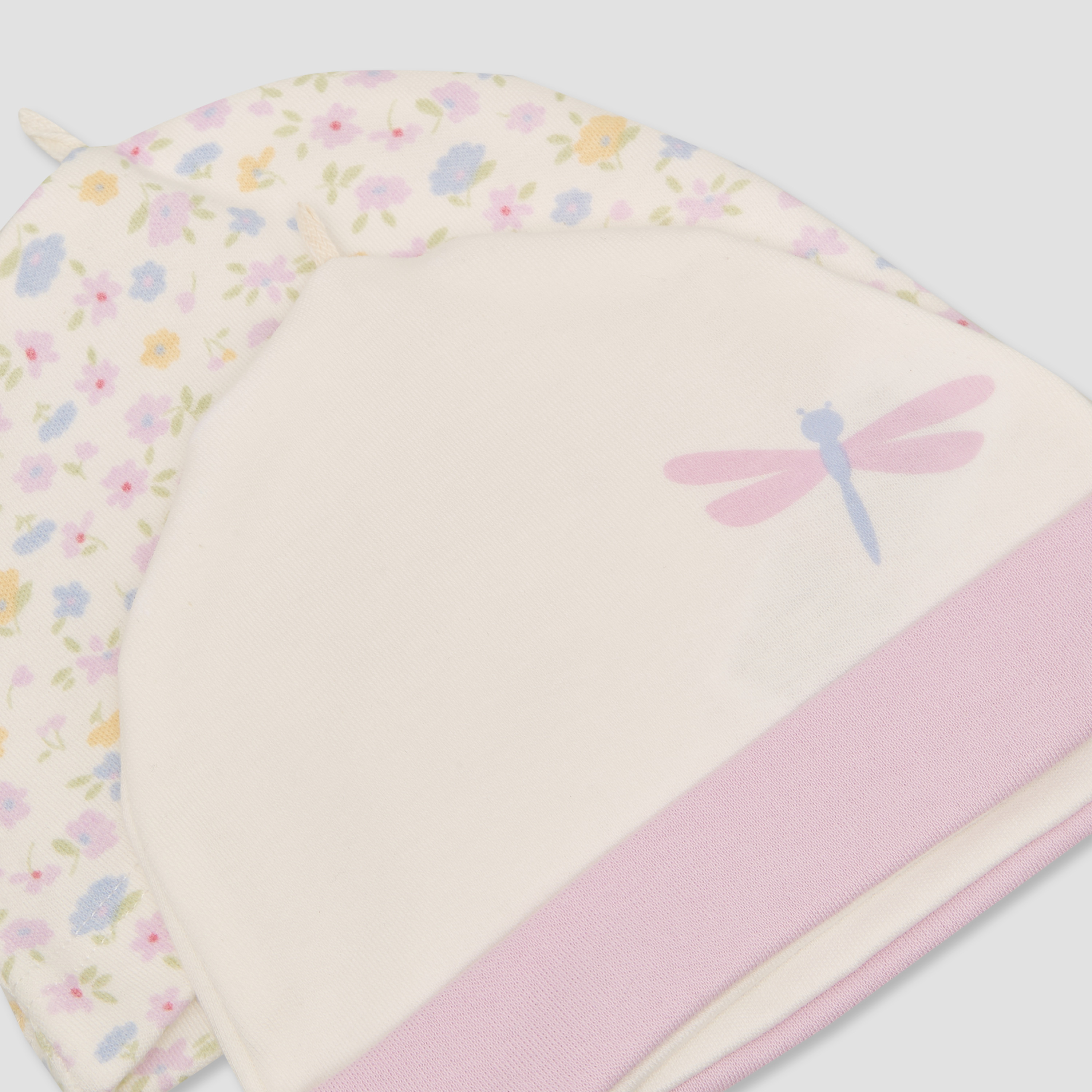 كابات بطبعات أزهار من جونيورز - عبوة من قطعتين-baby-girls-accessories-caps-image-6