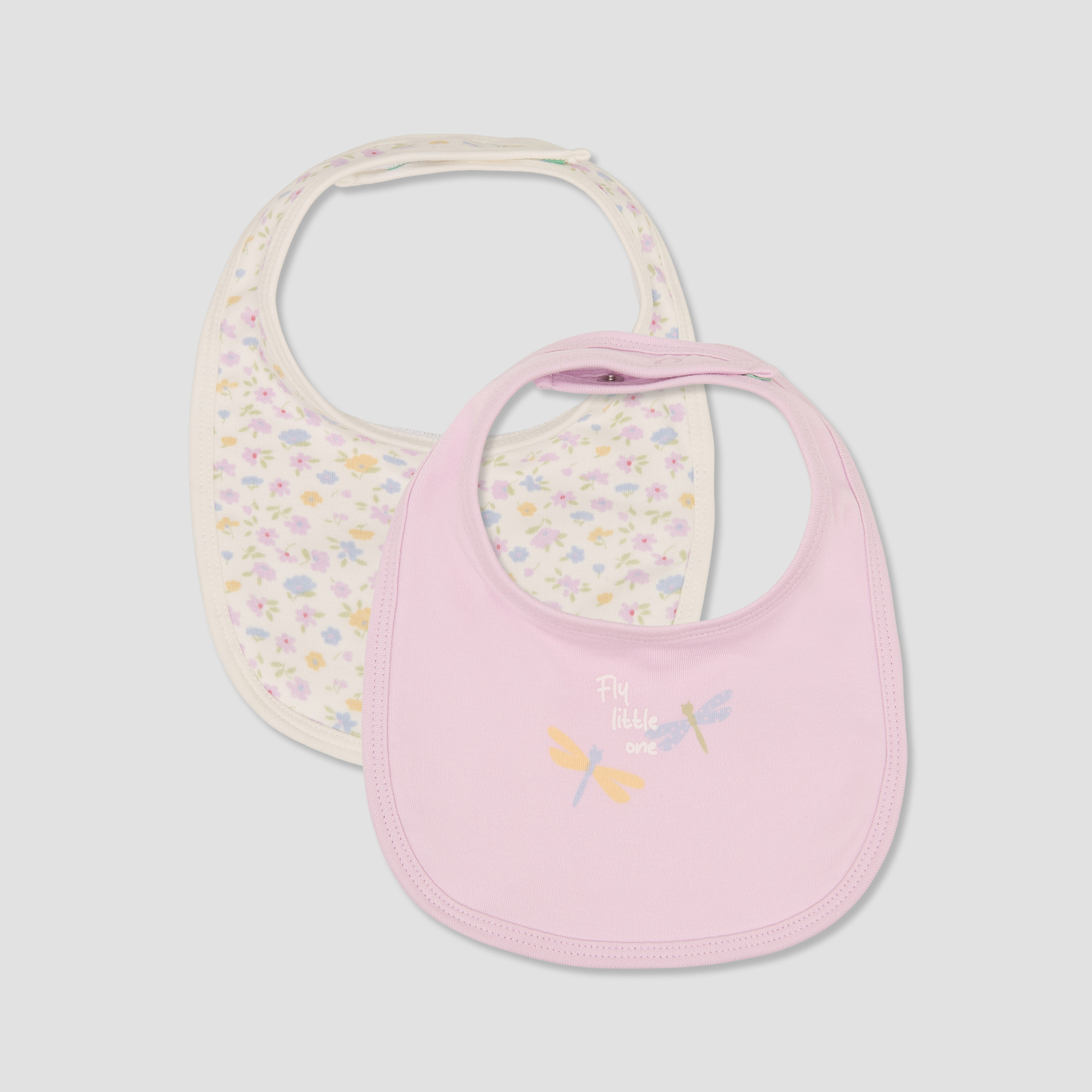 Pack of 2 Juniors Baby Bib with Print-baby-feeding-bibs-image-1