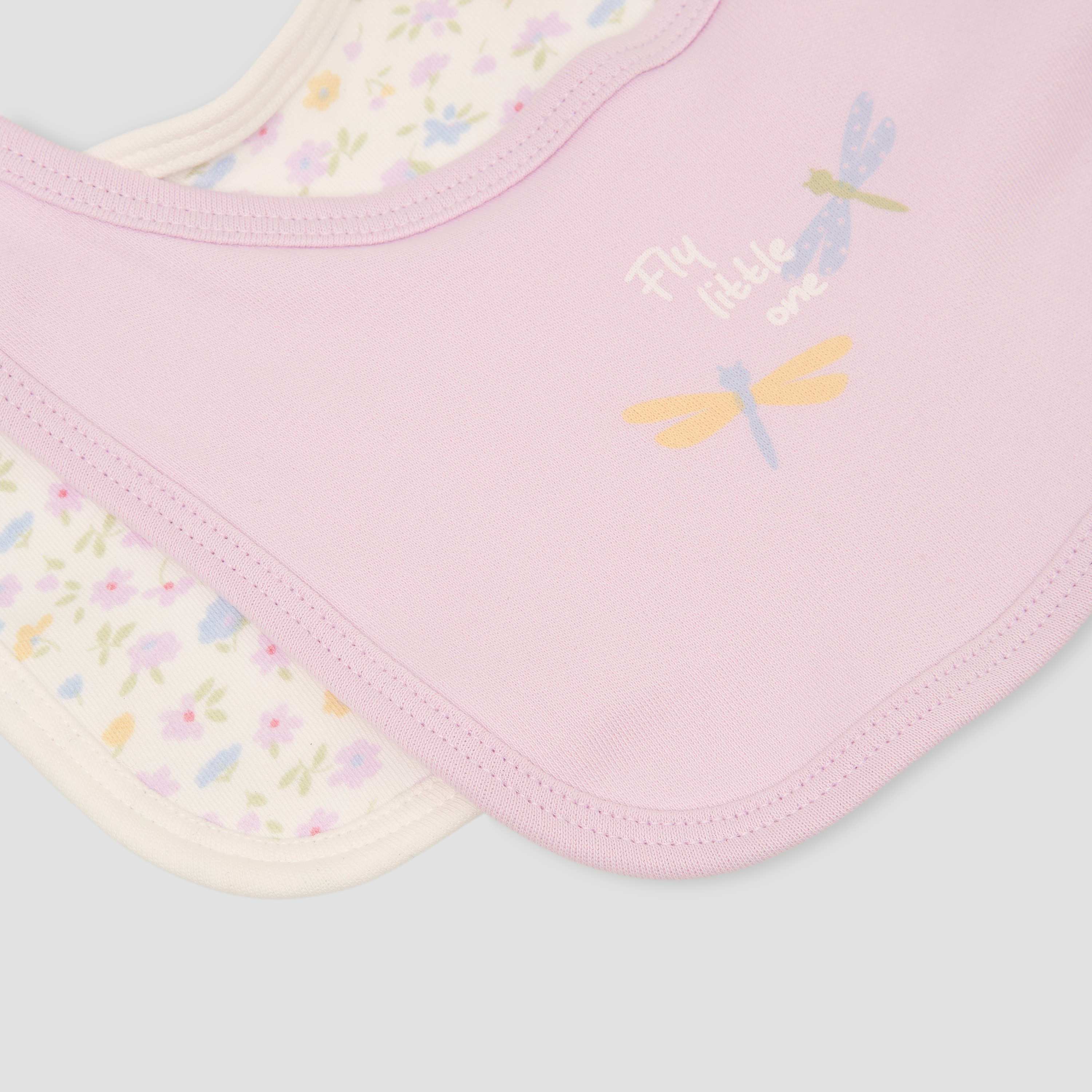 Pack of 2 Juniors Baby Bib with Print-baby-feeding-bibs-image-5