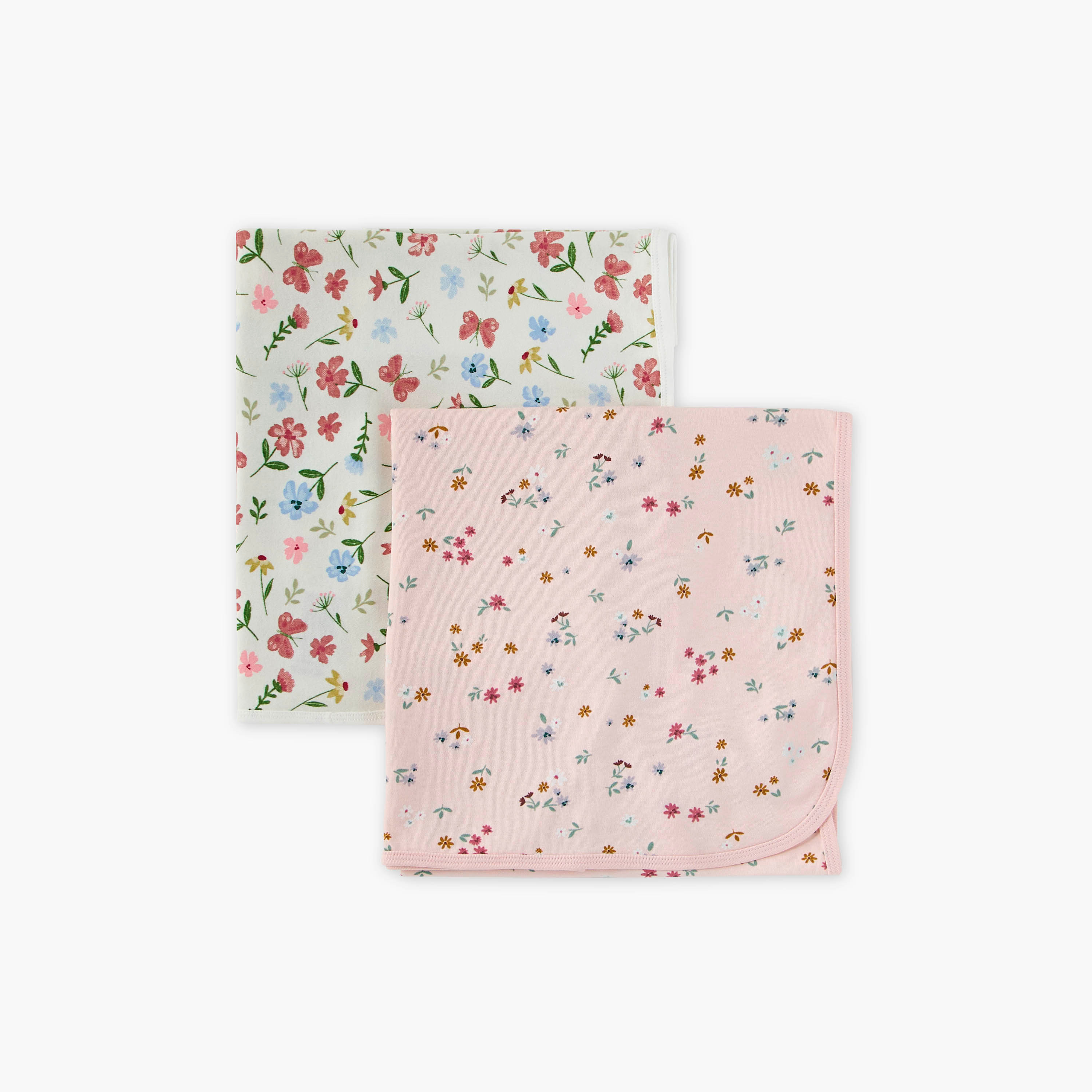 طقم بطانية حديثي ولادة بطبعات قطعتين من جونيورز-baby-nursery-blanketsandswaddles-receivingblankets-image-3