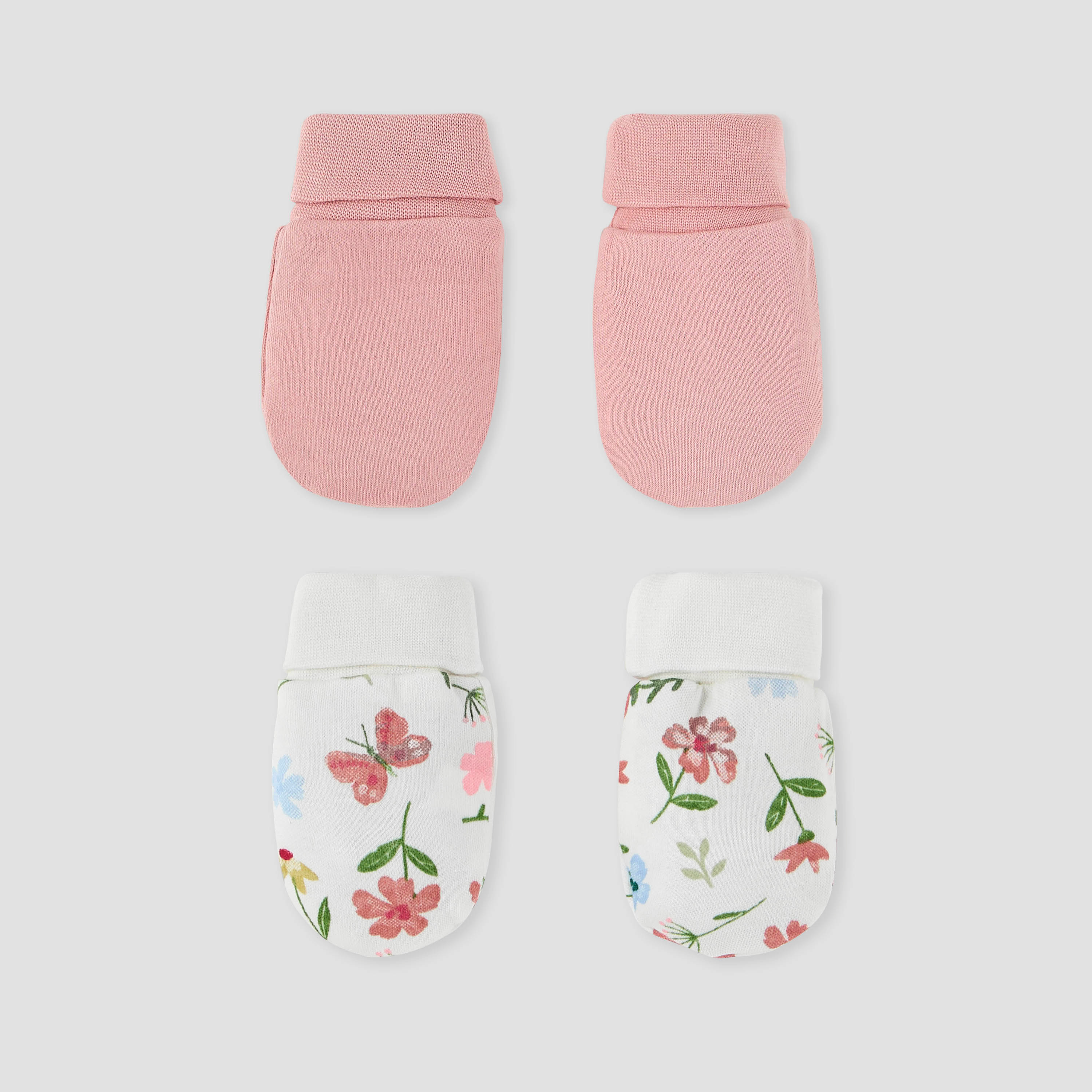 Juniors Assorted Mittens - Set of 2-baby-girls-accessories-mittens-image-1