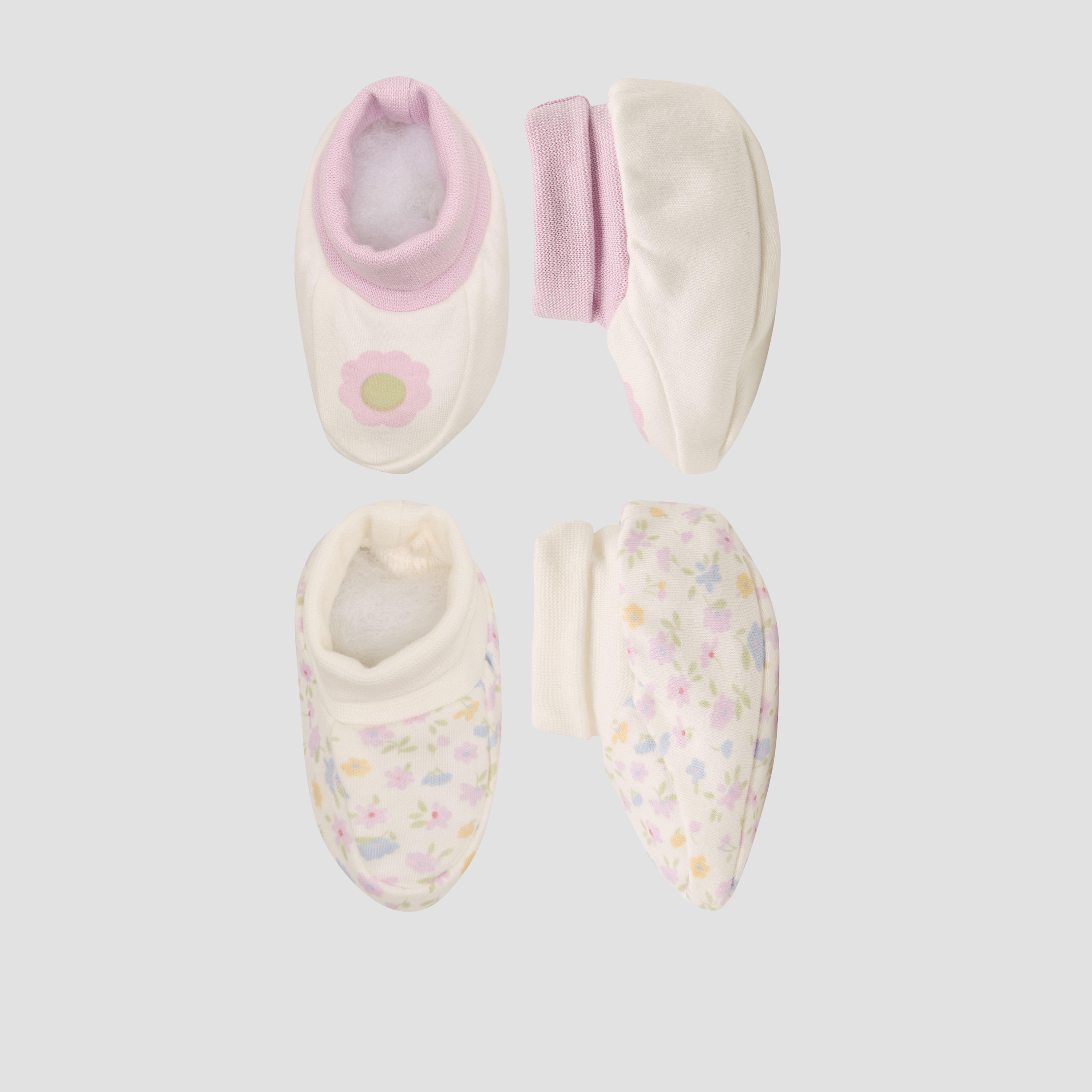قفازات بطبعات أزهار من جونيورز - عبوة من زوجين-baby-girls-shoes-booties-image-1