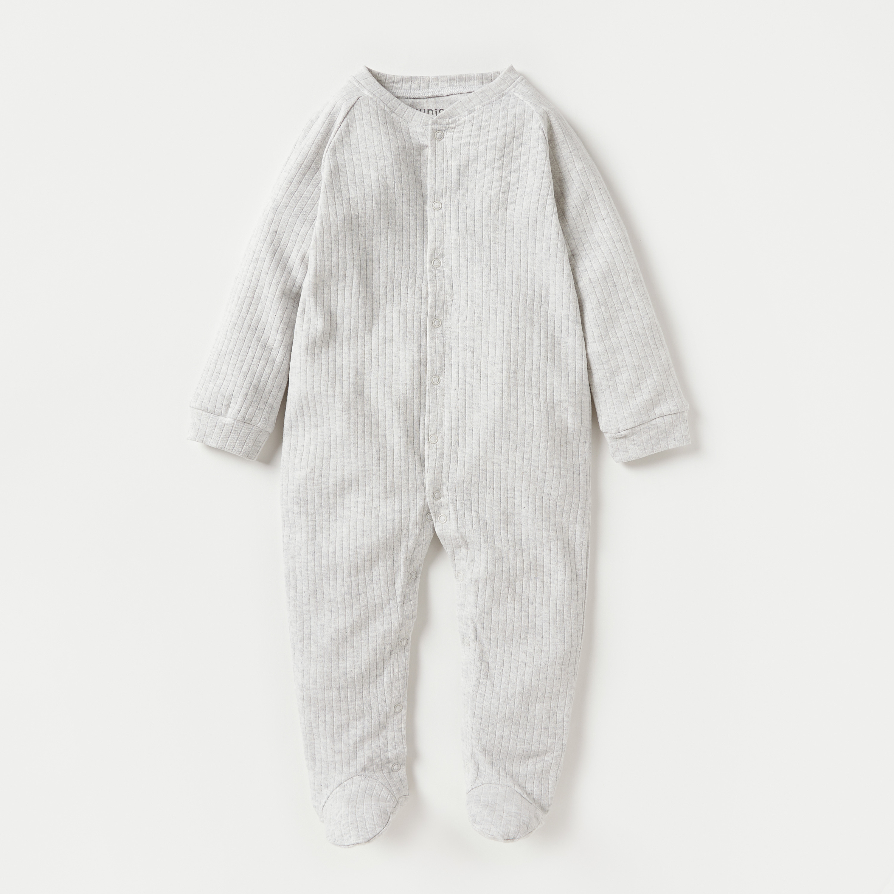 بدلة نوم بأكمام طويلة مُغلقة القدمين بارزة الملمس من جونيورز-baby-boys-clothing-nightwear-sleepsuits-image-1