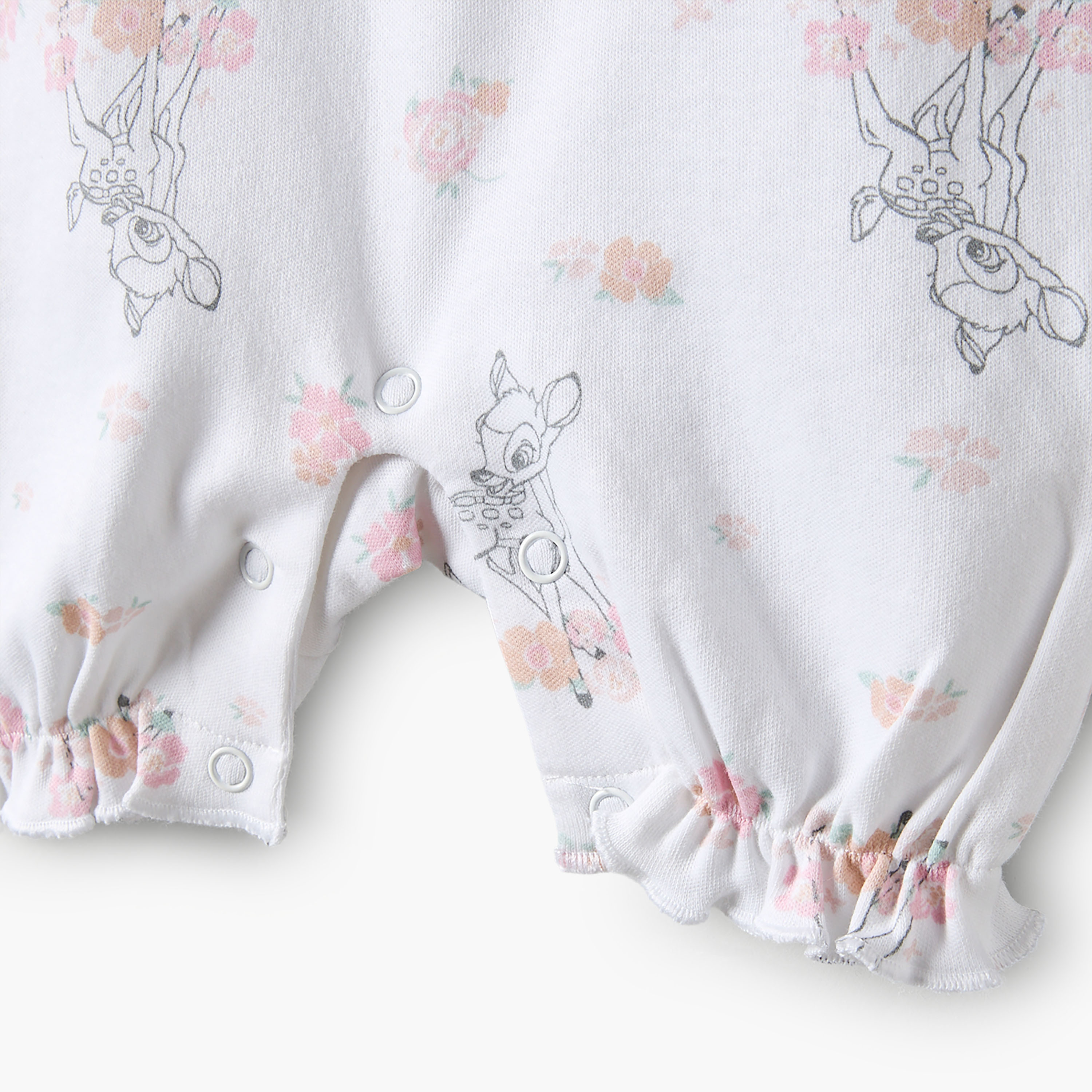 Disney All-Over Bambi Print Romper with Short Sleeves-baby-girls-clothing-rompers-image-4