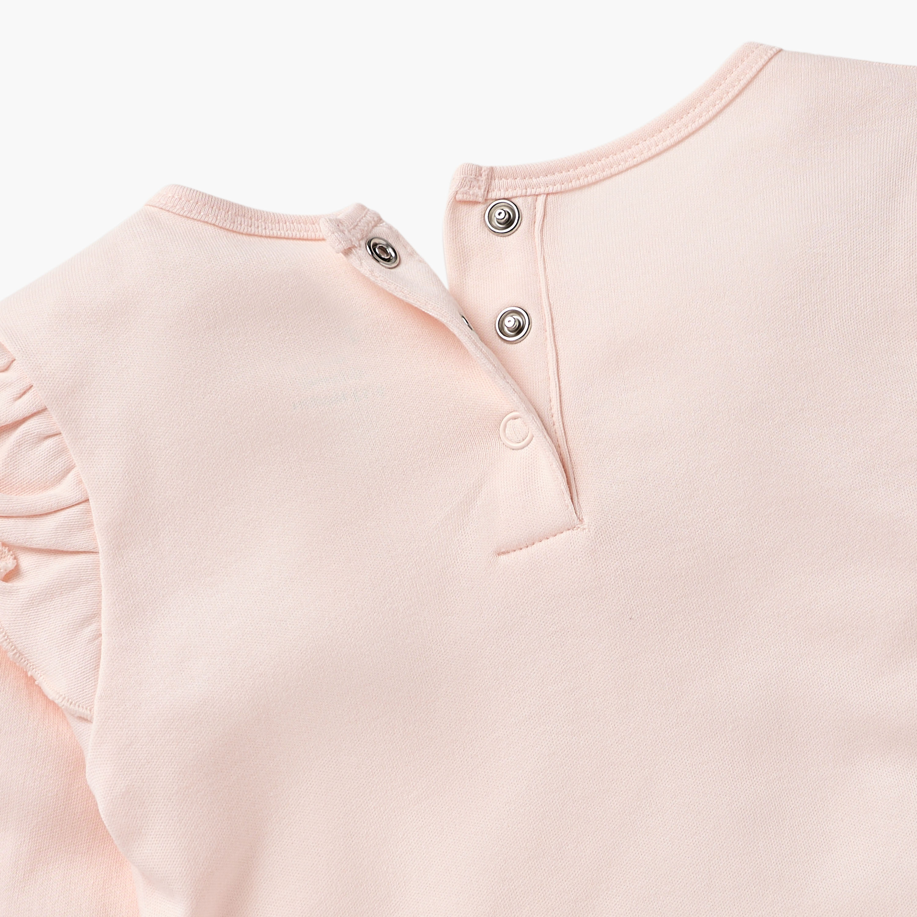 Disney Bambi Print Sleepsuit with Long Sleeves and Ruffle Detail-baby-girls-clothing-nightwear-sleepsuits-image-4