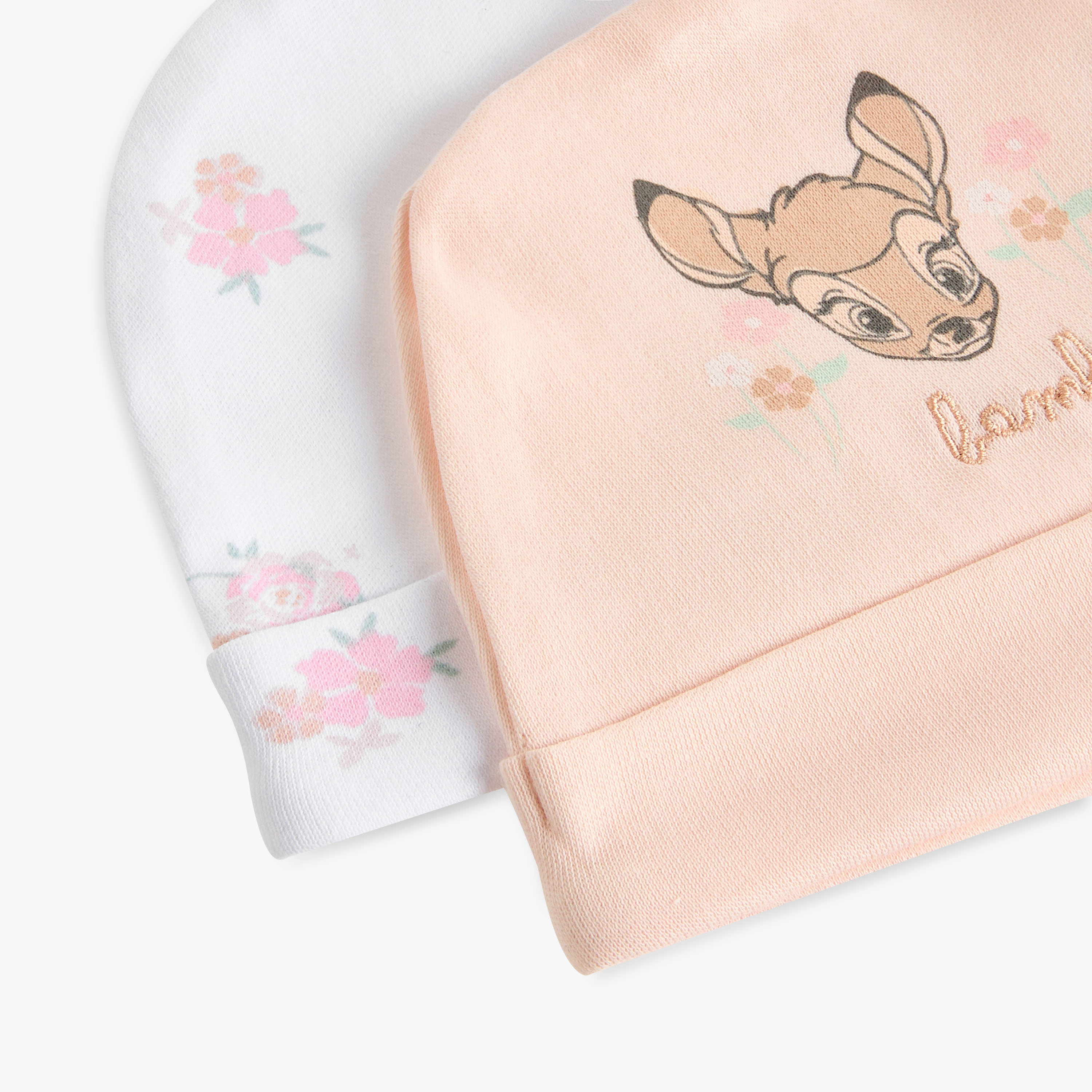 Disney Bambi Print Cap - Set of 2-baby-girls-accessories-caps-image-7