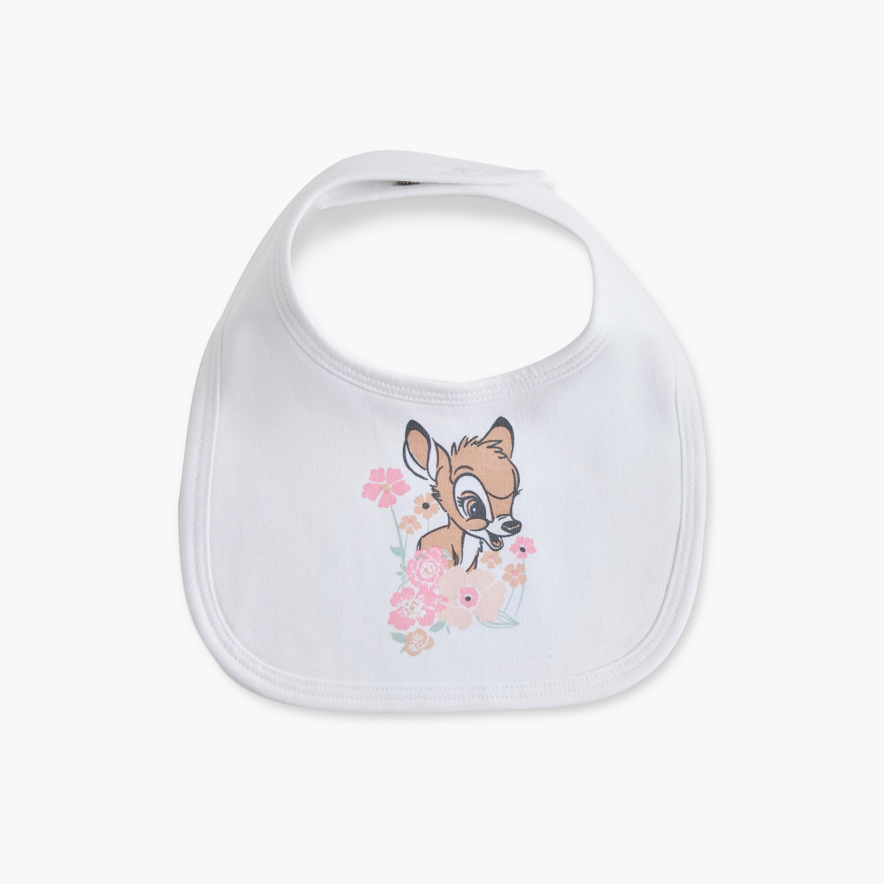 مريلة بطبعات بامبي بزر إغلاق من ديزني - طقم من قطعتين-baby-feeding-bibs-image-3