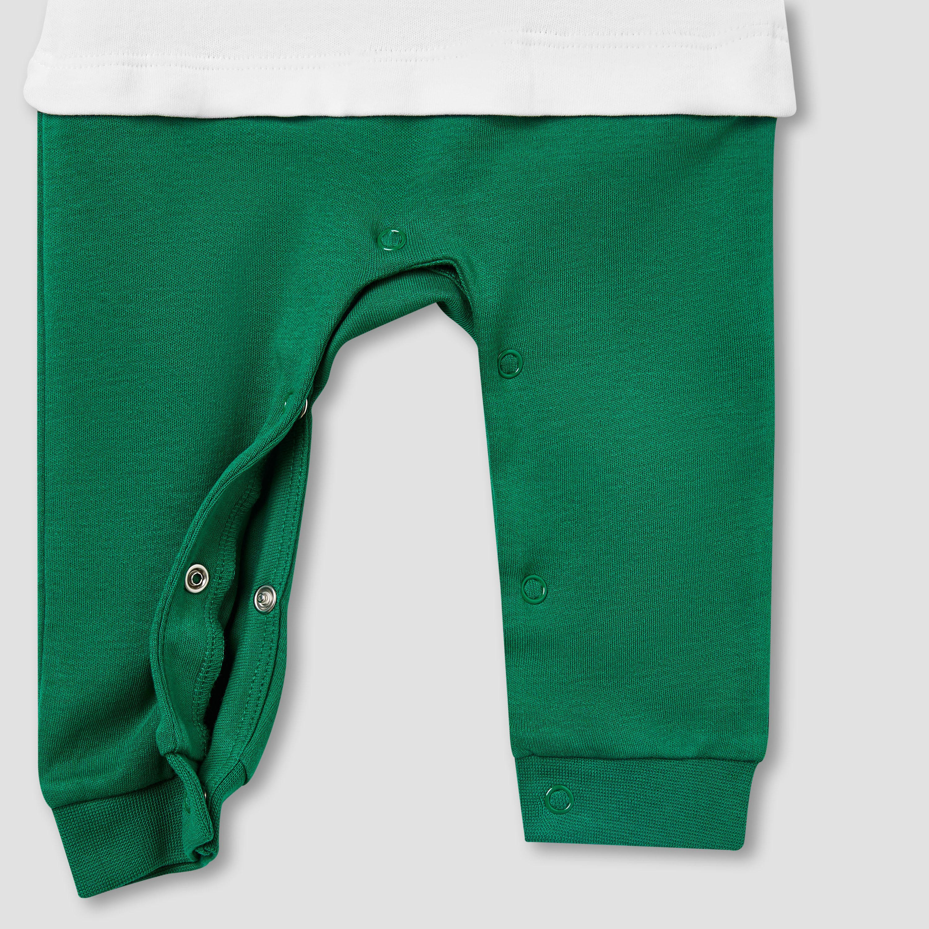 Juniors KSA National Day Print Sleepsuit with Long Sleeves-baby-boys-clothing-nightwear-sleepsuits-image-4
