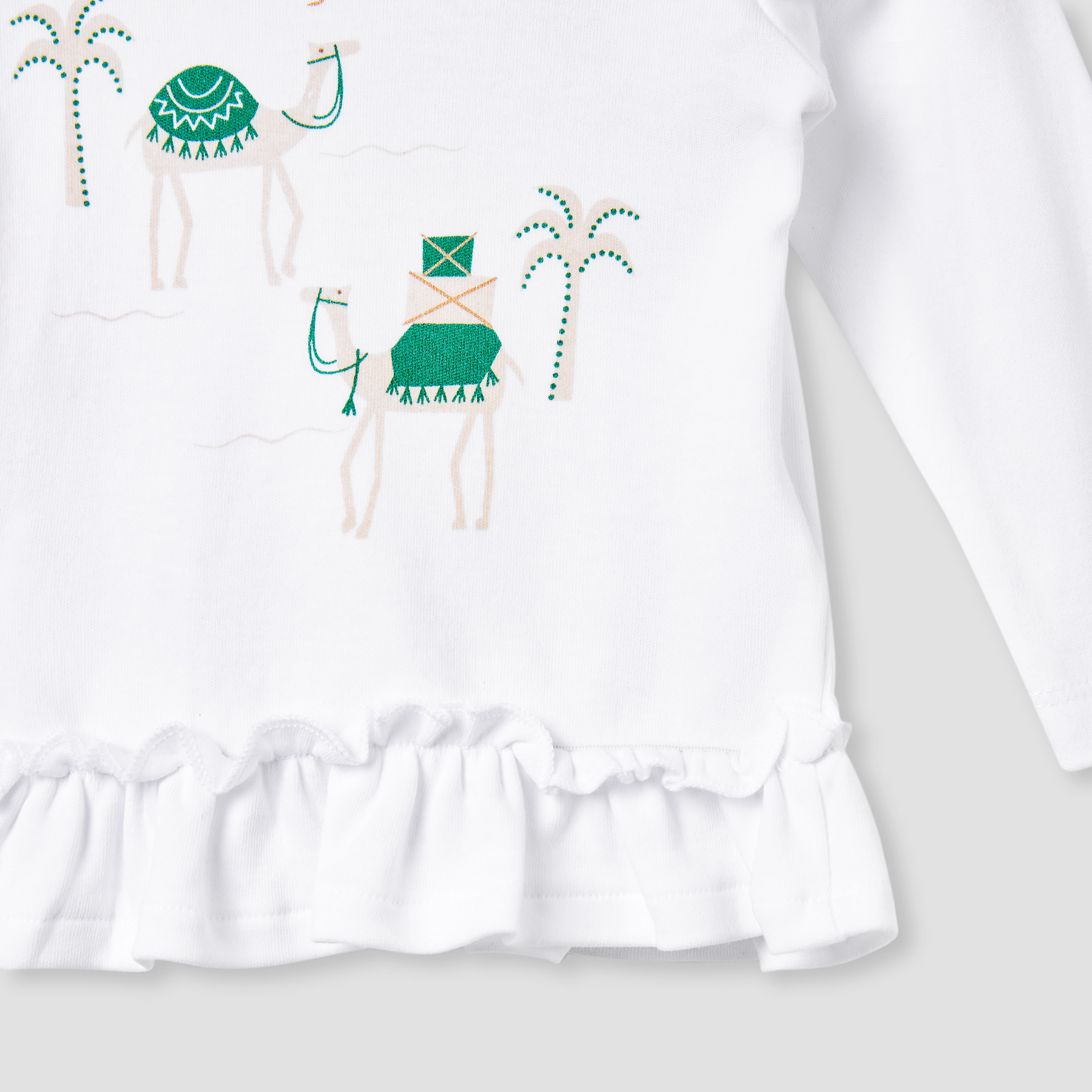 طقم بنطلون بيجاما وتيشيرت بطبعات من جونيورز-baby-girls-clothing-nightwear-pyjamasets-image-5