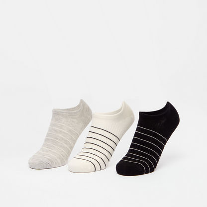 Striped Ankle Length Socks - Set of 3