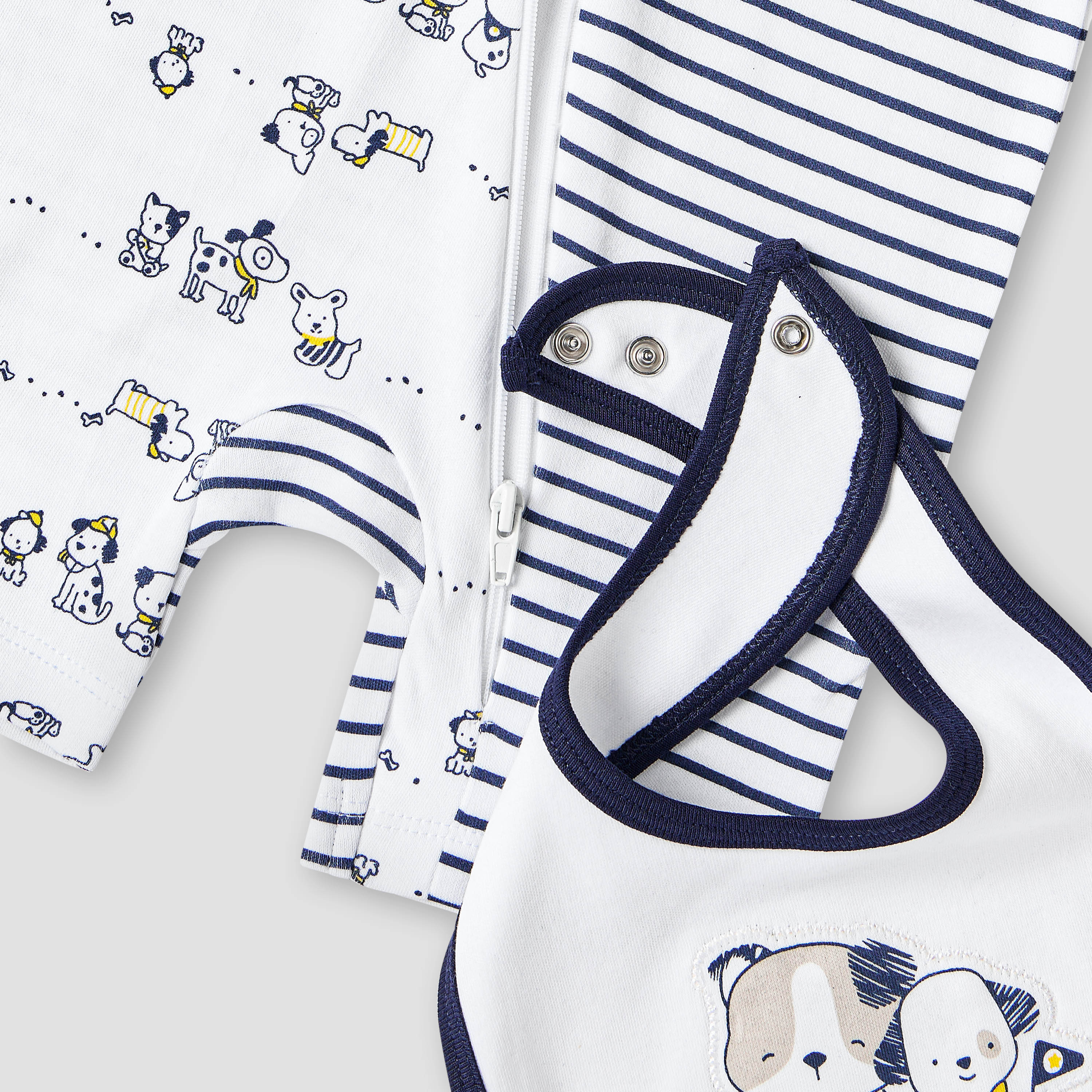 Juniors All-Over Print T-shirt and Pyjama Set-baby-boys-clothing-multipacks-image-7