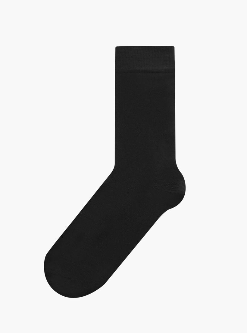 جوارب سادة بطول ربلة الساق من دوتشيني - طقم من 5 أزواج-men-socks-image-2