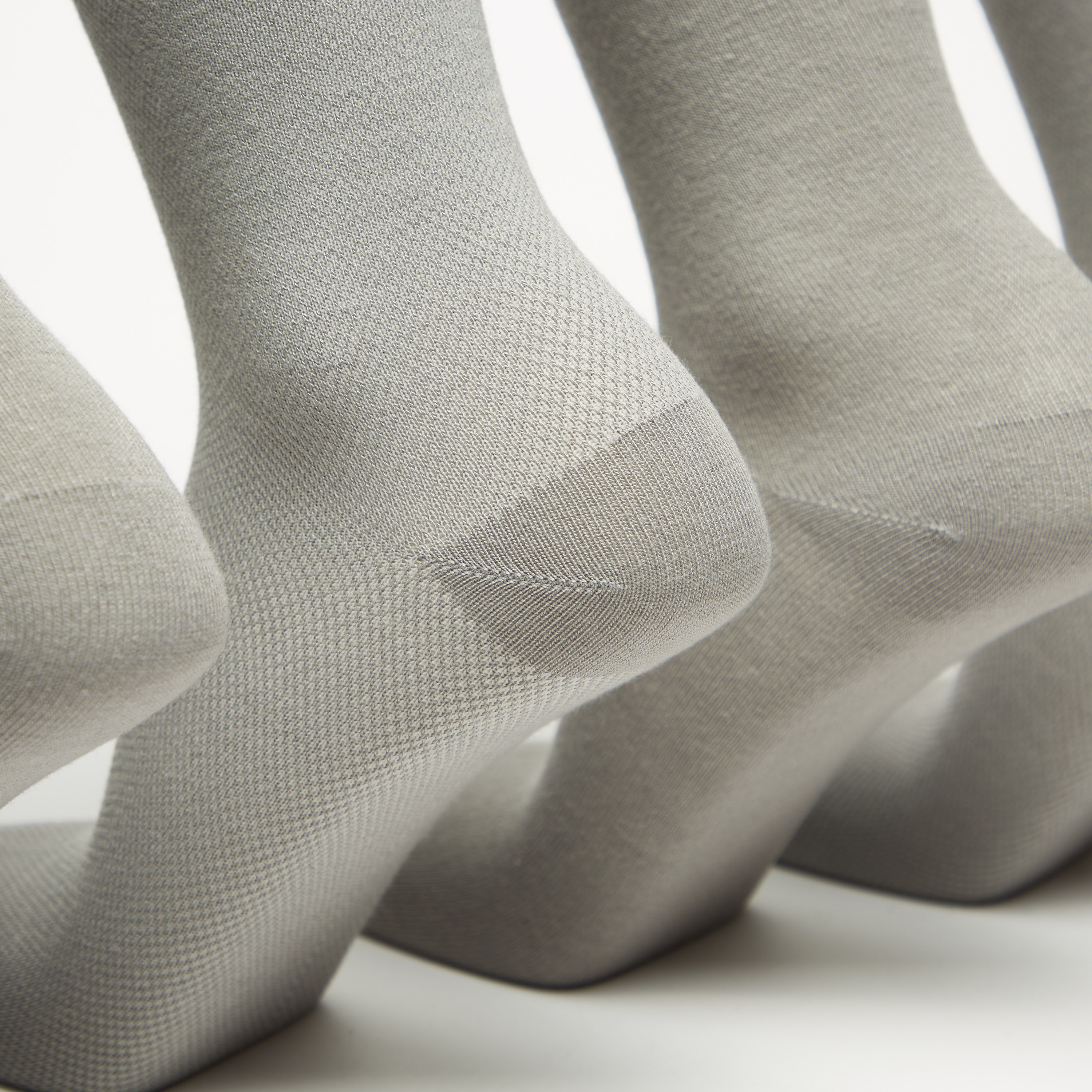 جوارب سادة بطول ربلة الساق من دوتشيني - طقم من 5 أزواج-men-socks-image-2