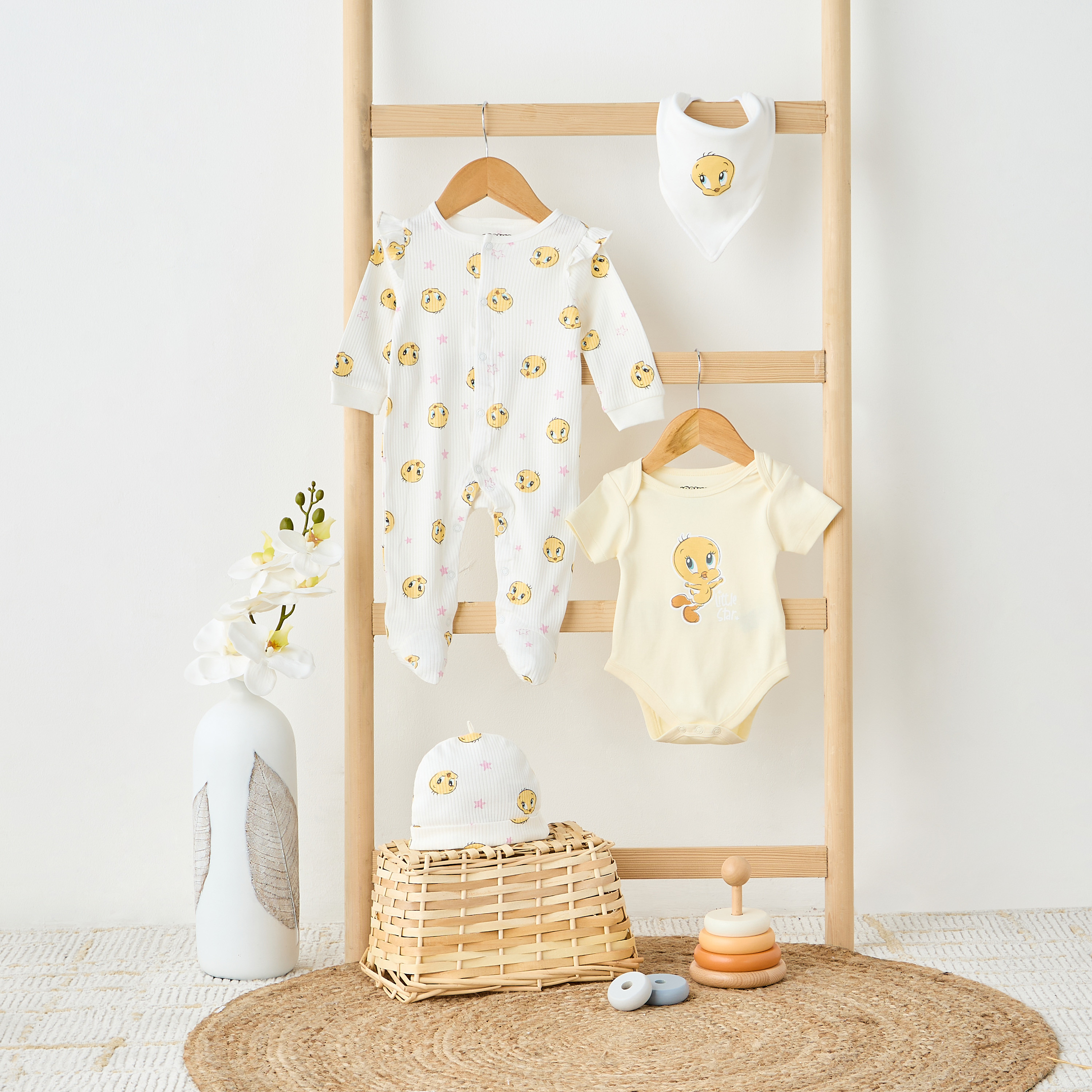Disney 4-Piece Tweety Print Clothing Gift Set-baby-girls-clothing-setsandcoords-image-8