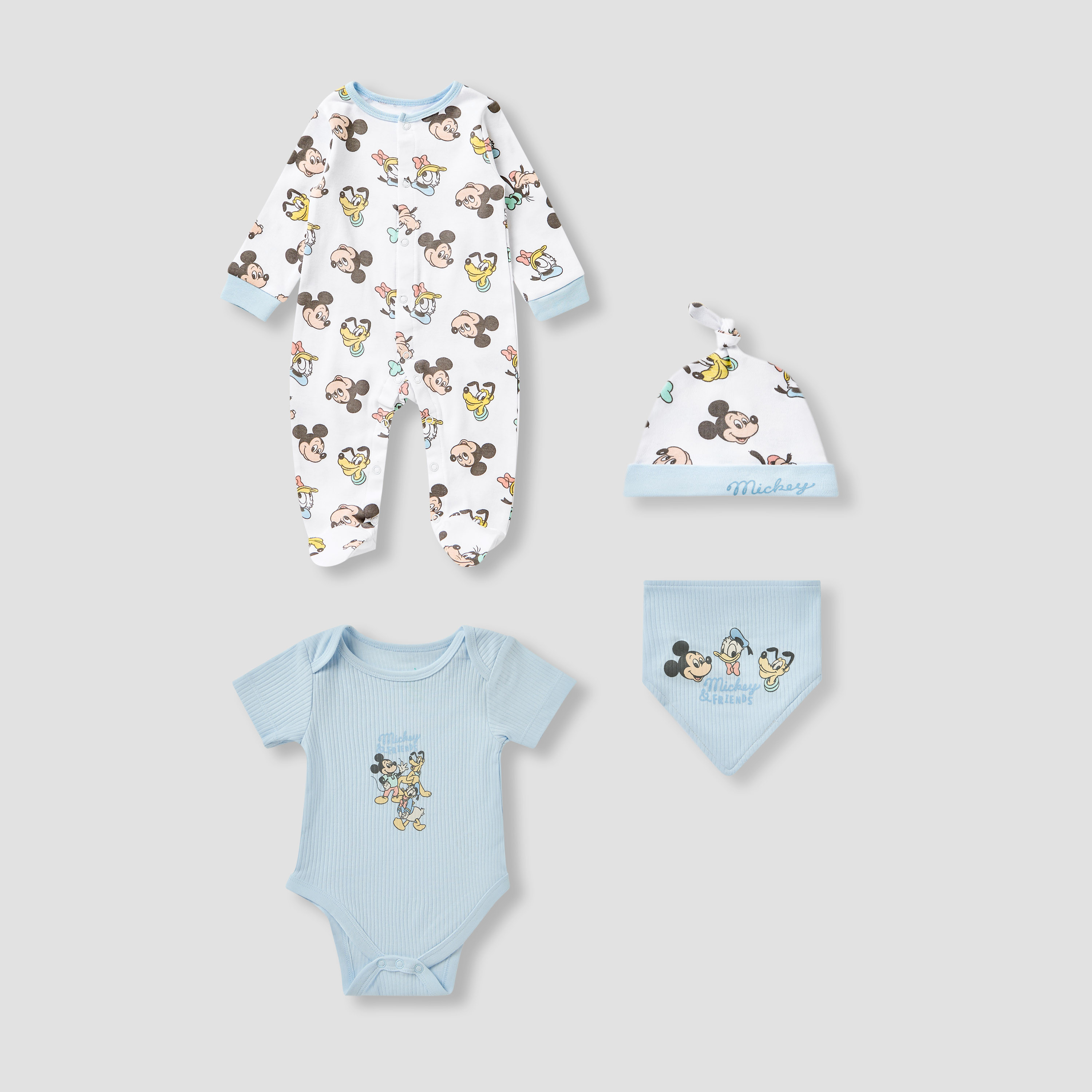 Disney 4-Piece Mickey and Friends Print Clothing Gift Set-baby-boys-clothing-setsandcoords-image-1