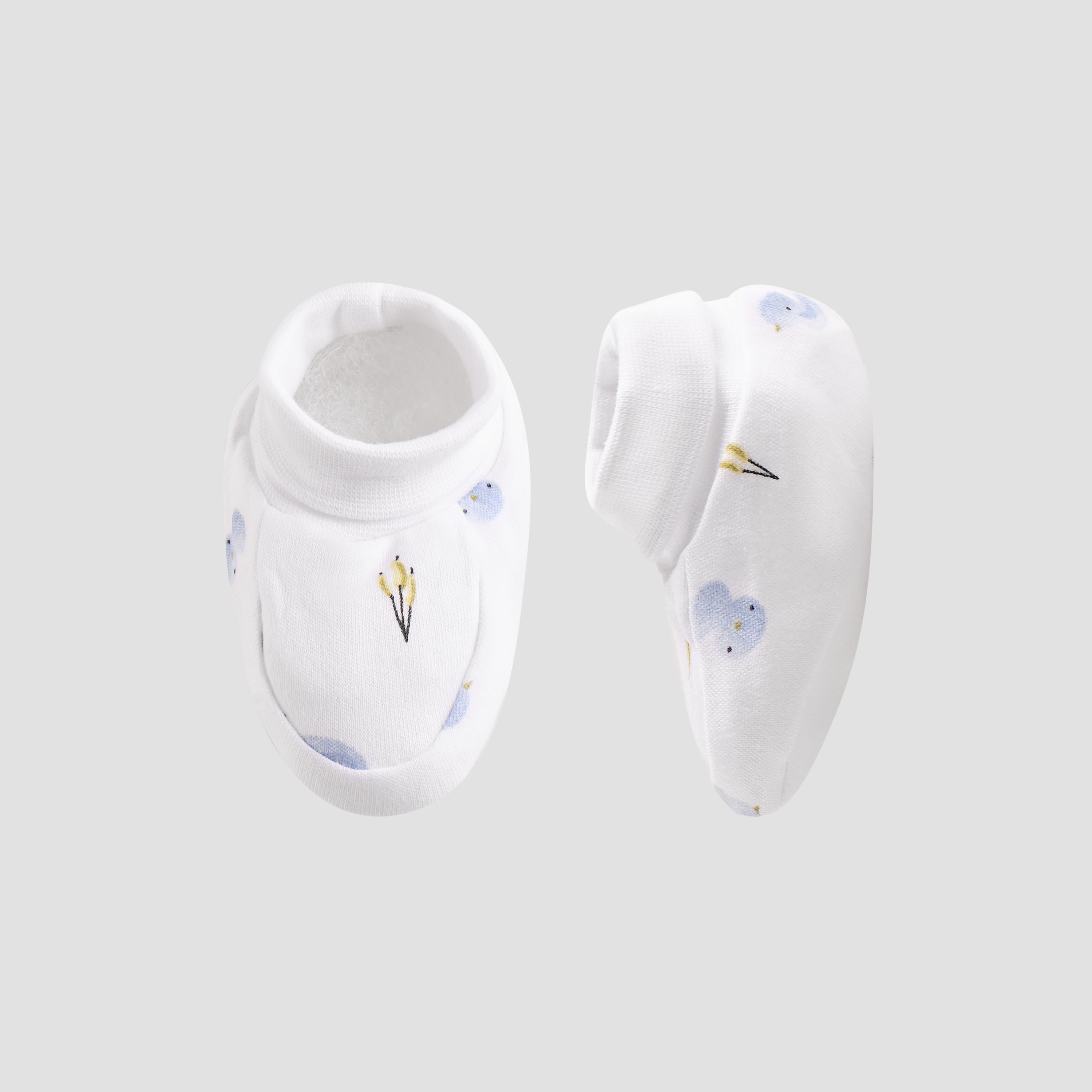 Juniors Printed Mittens and Booties - Set of 4-baby-girls-accessories-mittens-image-2