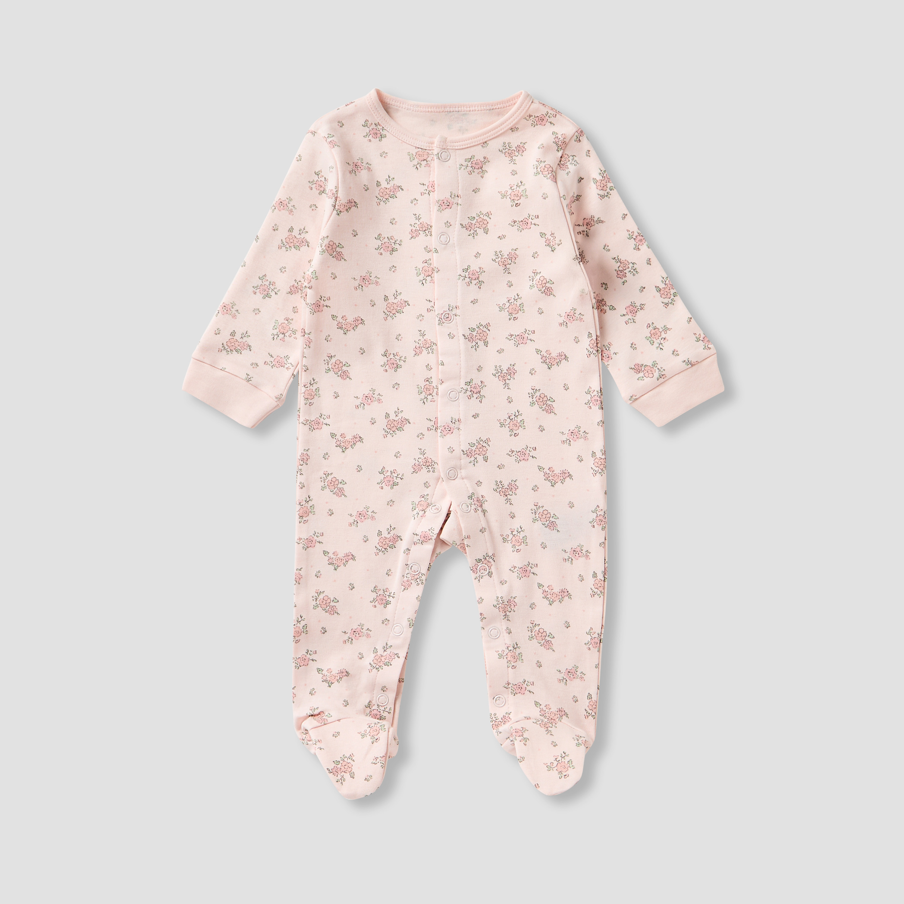 Juniors Floral Print 5-Piece Clothing Gift Set-baby-girls-clothing-setsandcoords-image-2
