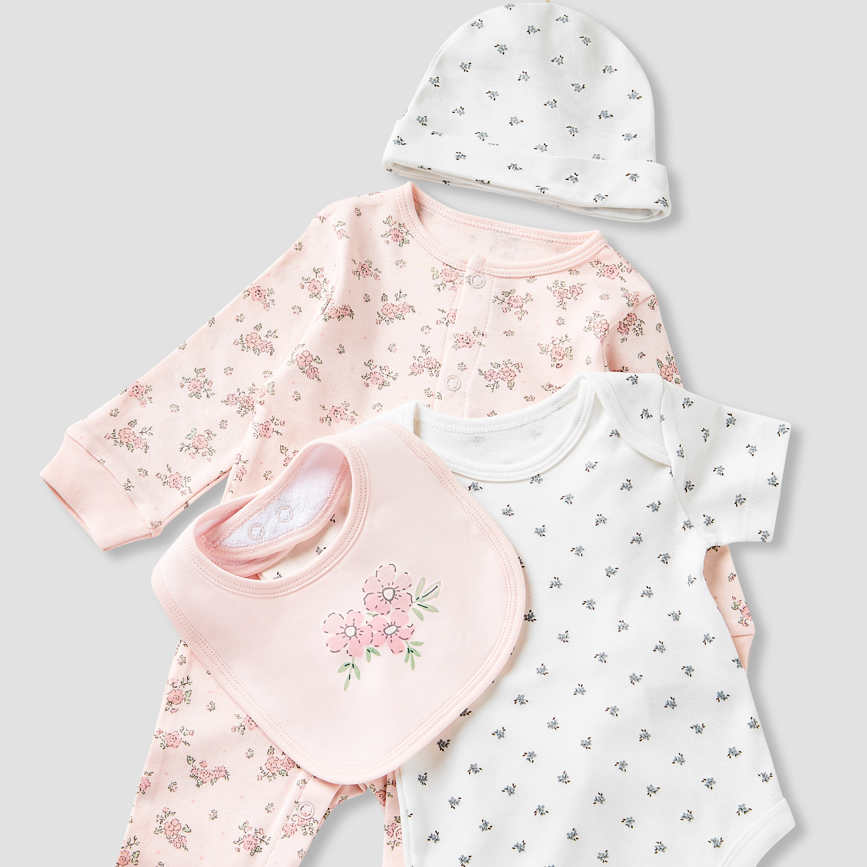 Juniors Floral Print 5-Piece Clothing Gift Set-baby-girls-clothing-setsandcoords-image-7