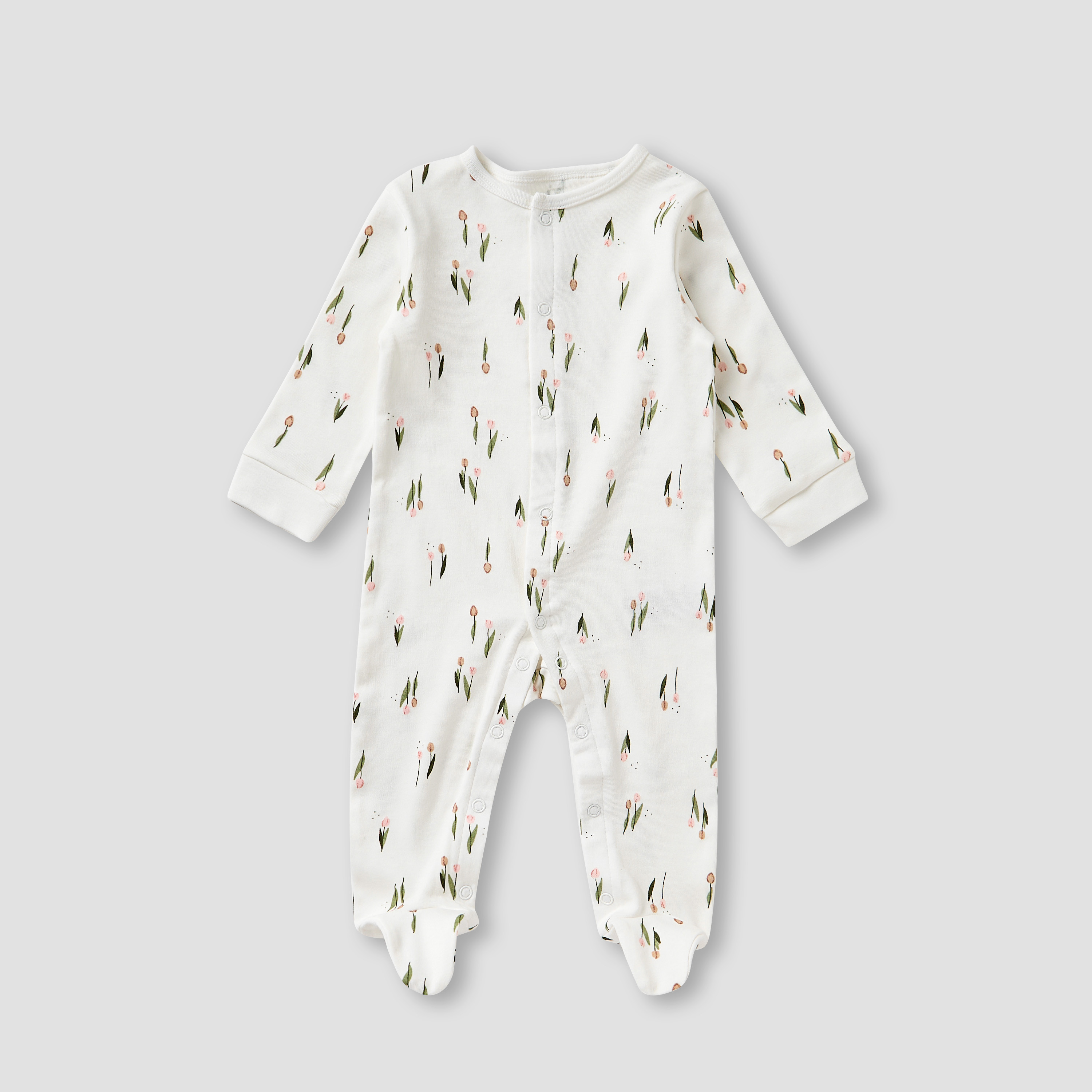 Juniors Floral Print 5-Piece Clothing Gift Set-baby-girls-clothing-setsandcoords-image-2