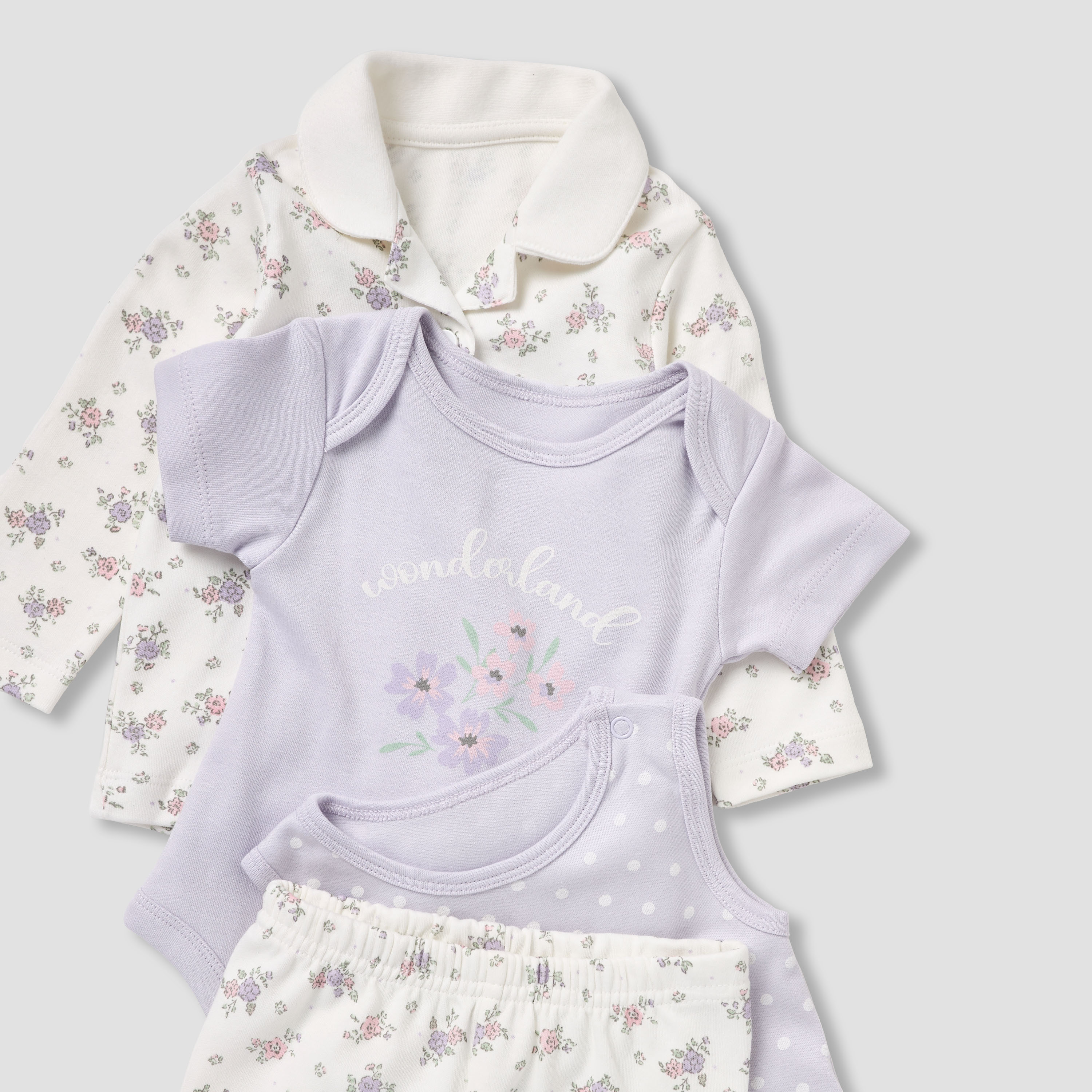 Set of 8 Juniors Clothing Gift Set with Snap Button Closure-baby-girls-clothing-setsandcoords-image-10