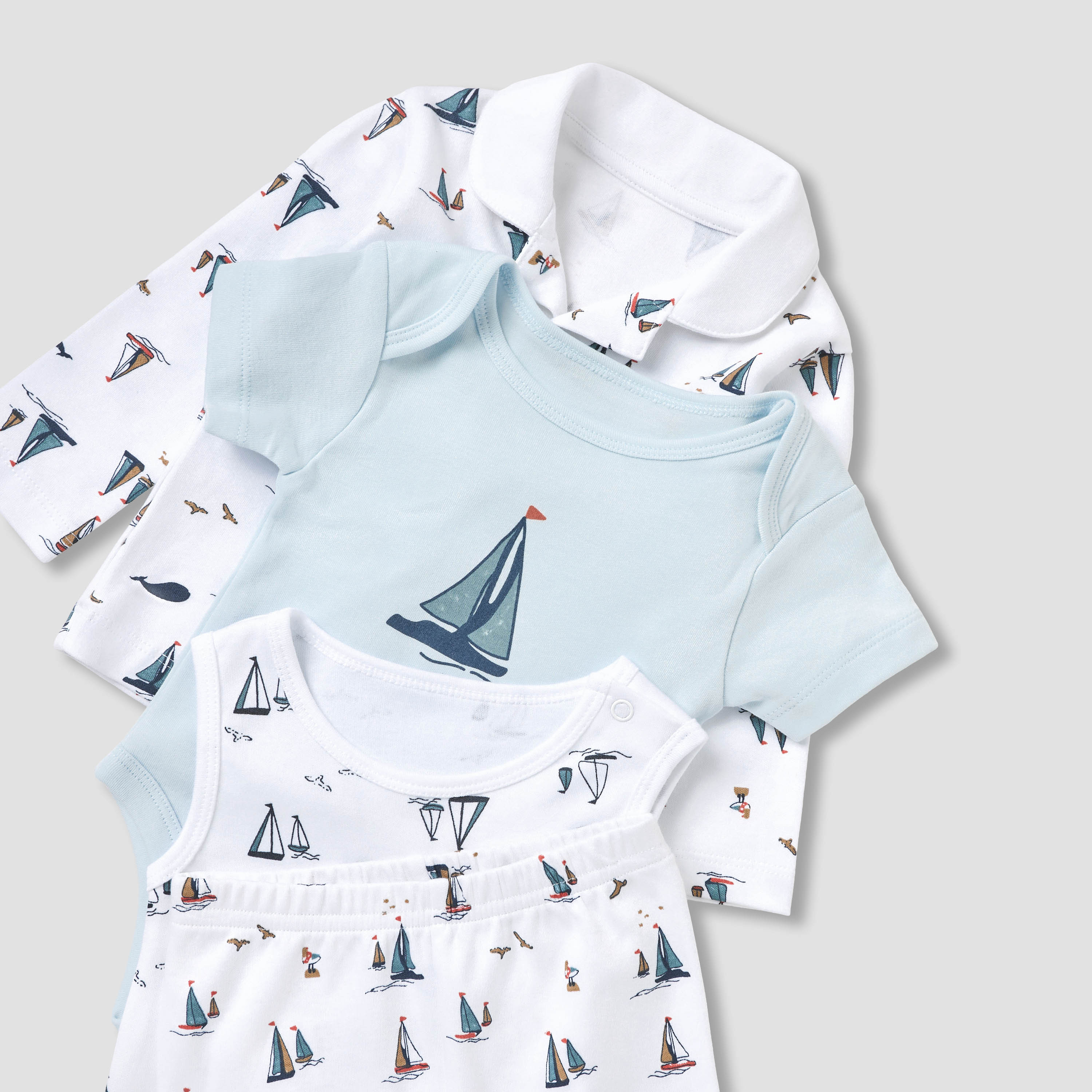 Set of 8 Juniors Clothing Gift Set with Sailboat Print-baby-boys-clothing-setsandcoords-image-10