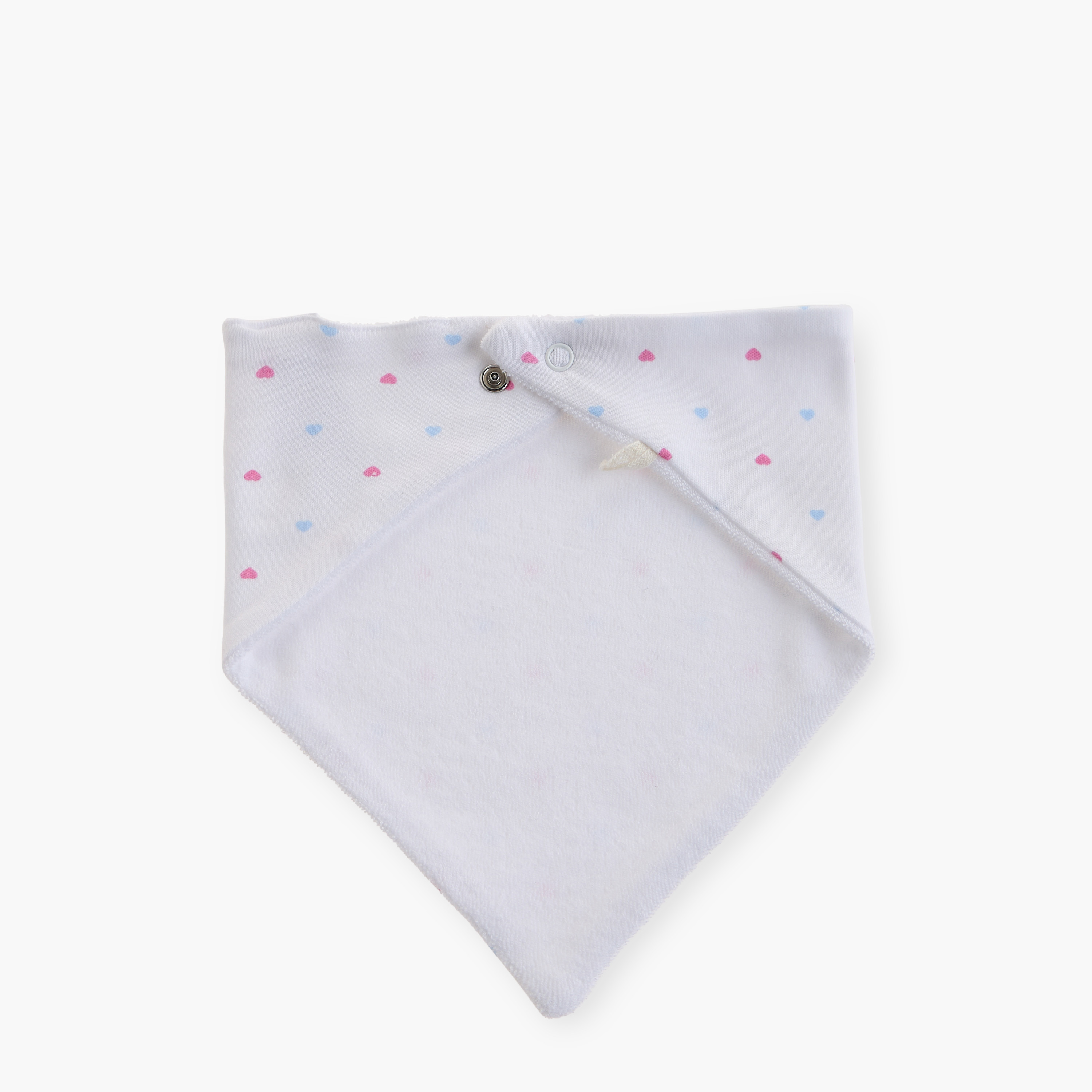 Juniors Printed Bib with Button Closure - Set of 3-baby-feeding-bibs-image-5
