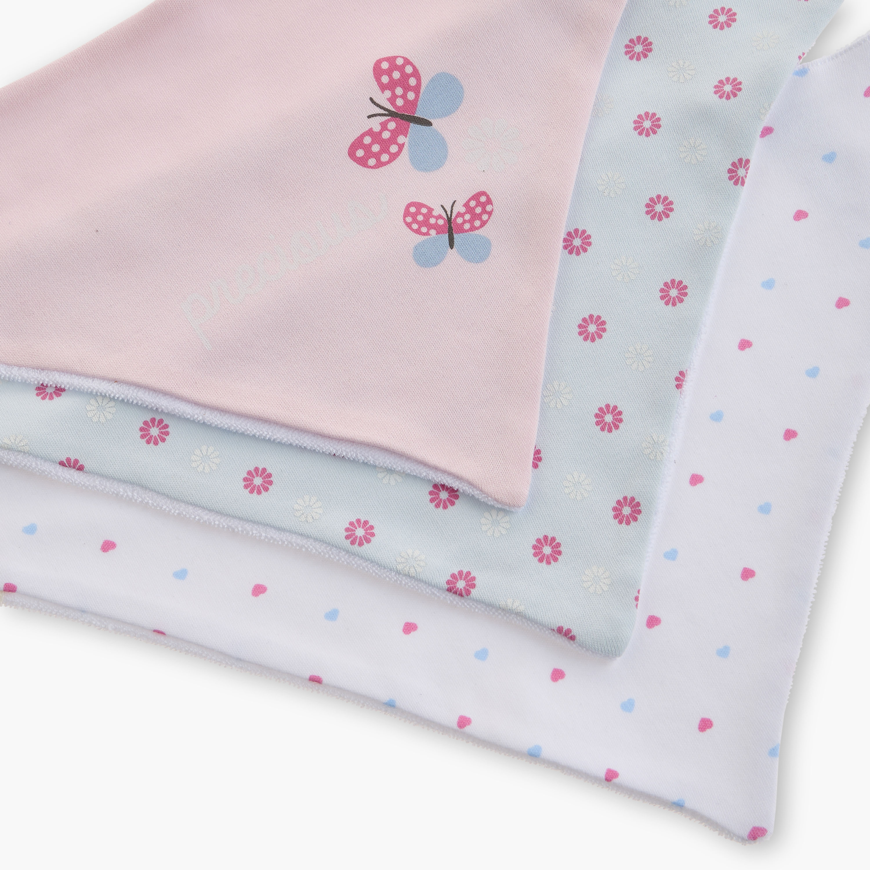 Juniors Printed Bib with Button Closure - Set of 3-baby-feeding-bibs-image-6