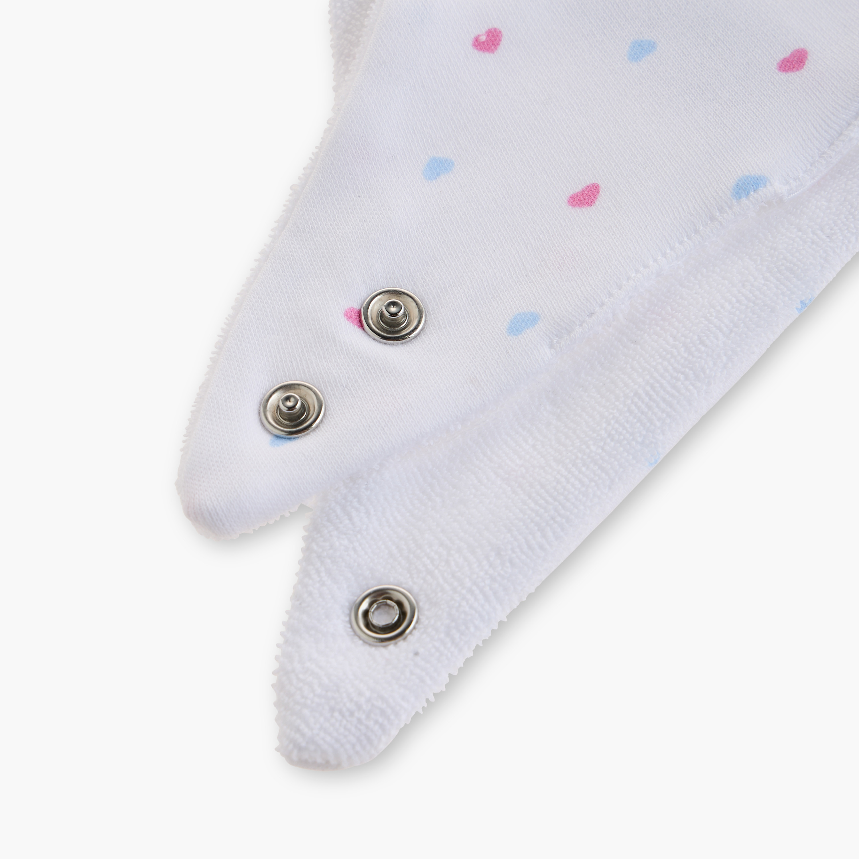 Juniors Printed Bib with Button Closure - Set of 3-baby-feeding-bibs-image-7