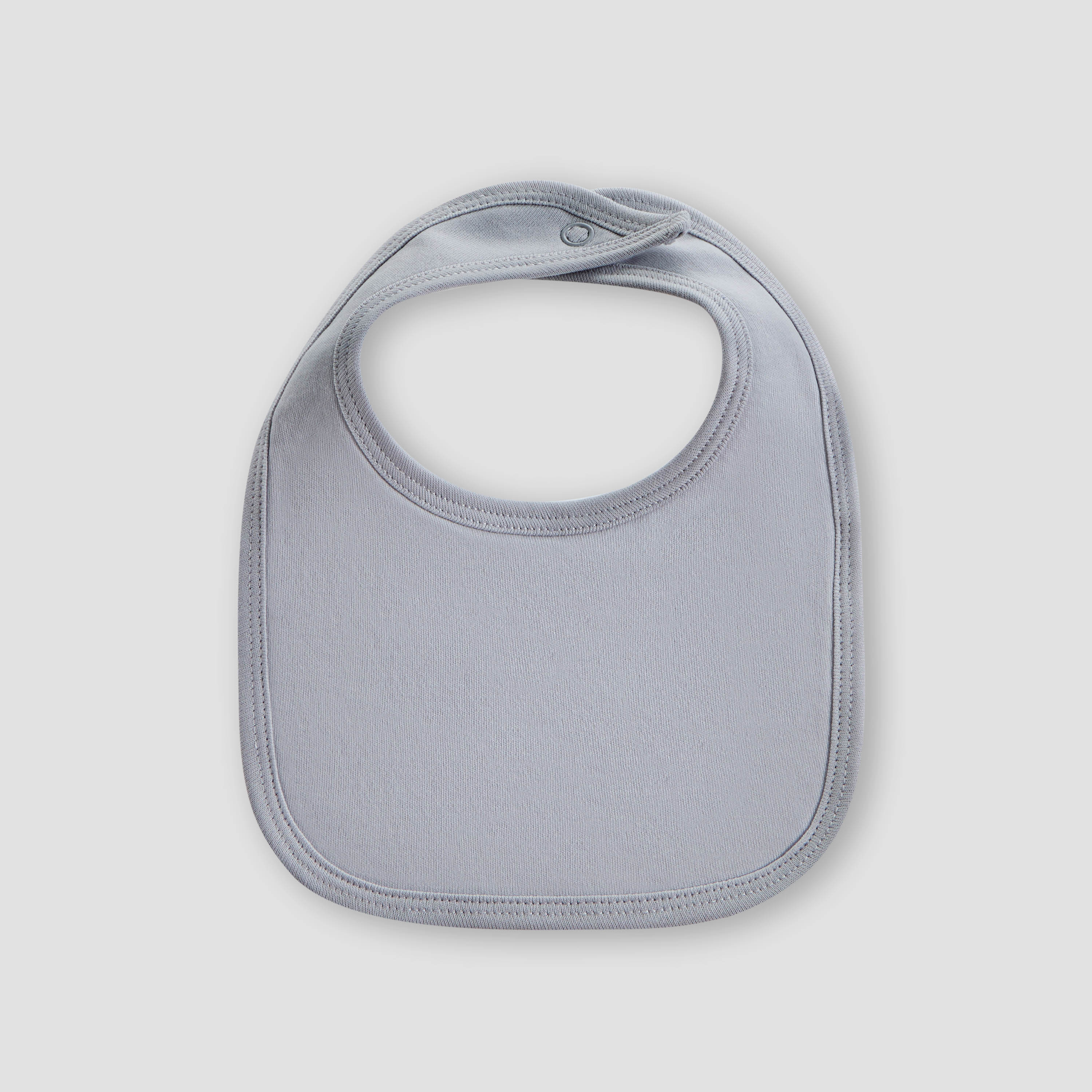 Juniors Solid Bib with Button Closure - Set of 5-baby-feeding-bibs-image-4