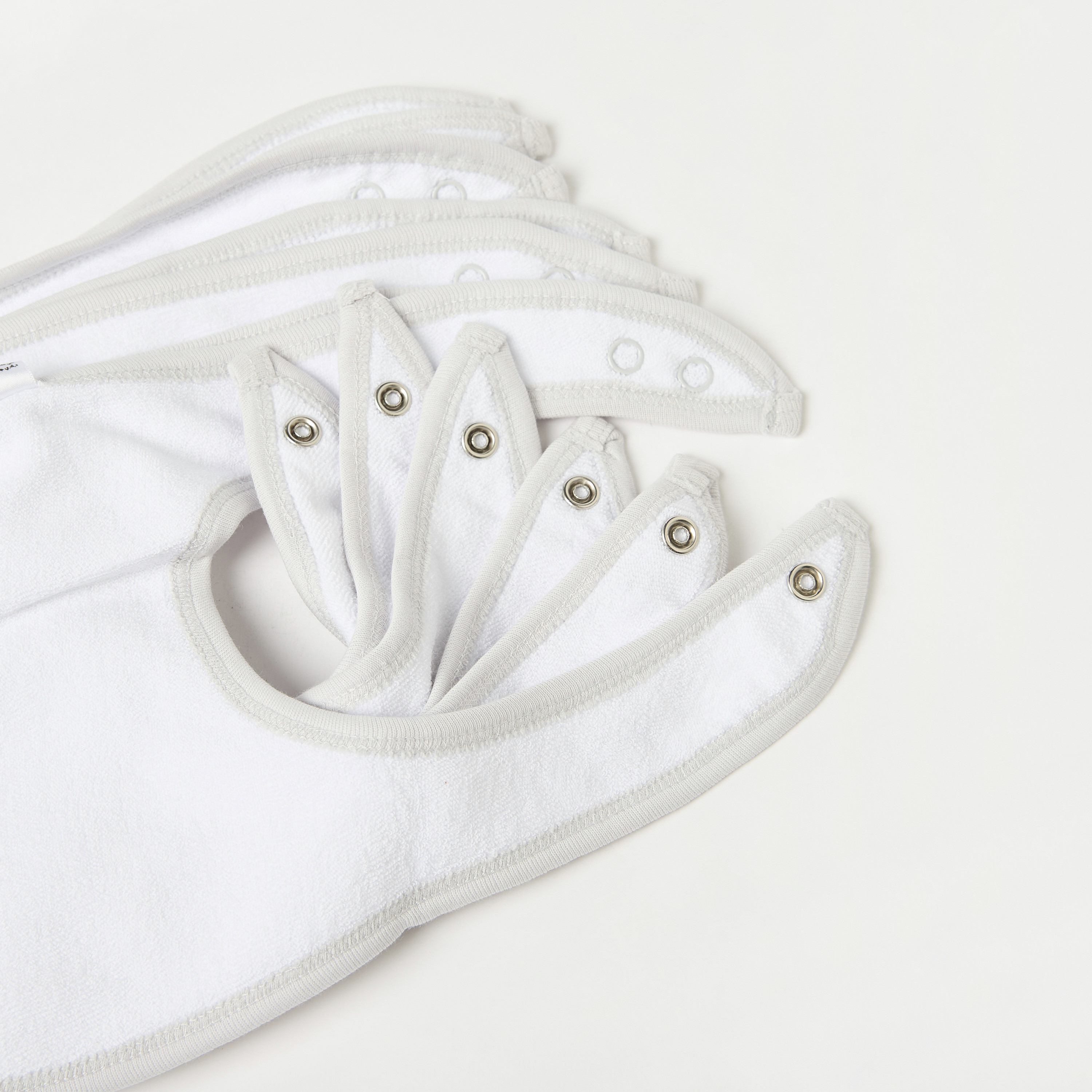 Juniors Printed Muslin Bib with Button Closure - Set of 7-promo_babyshop_Buy2for59_KSA130126-image-4
