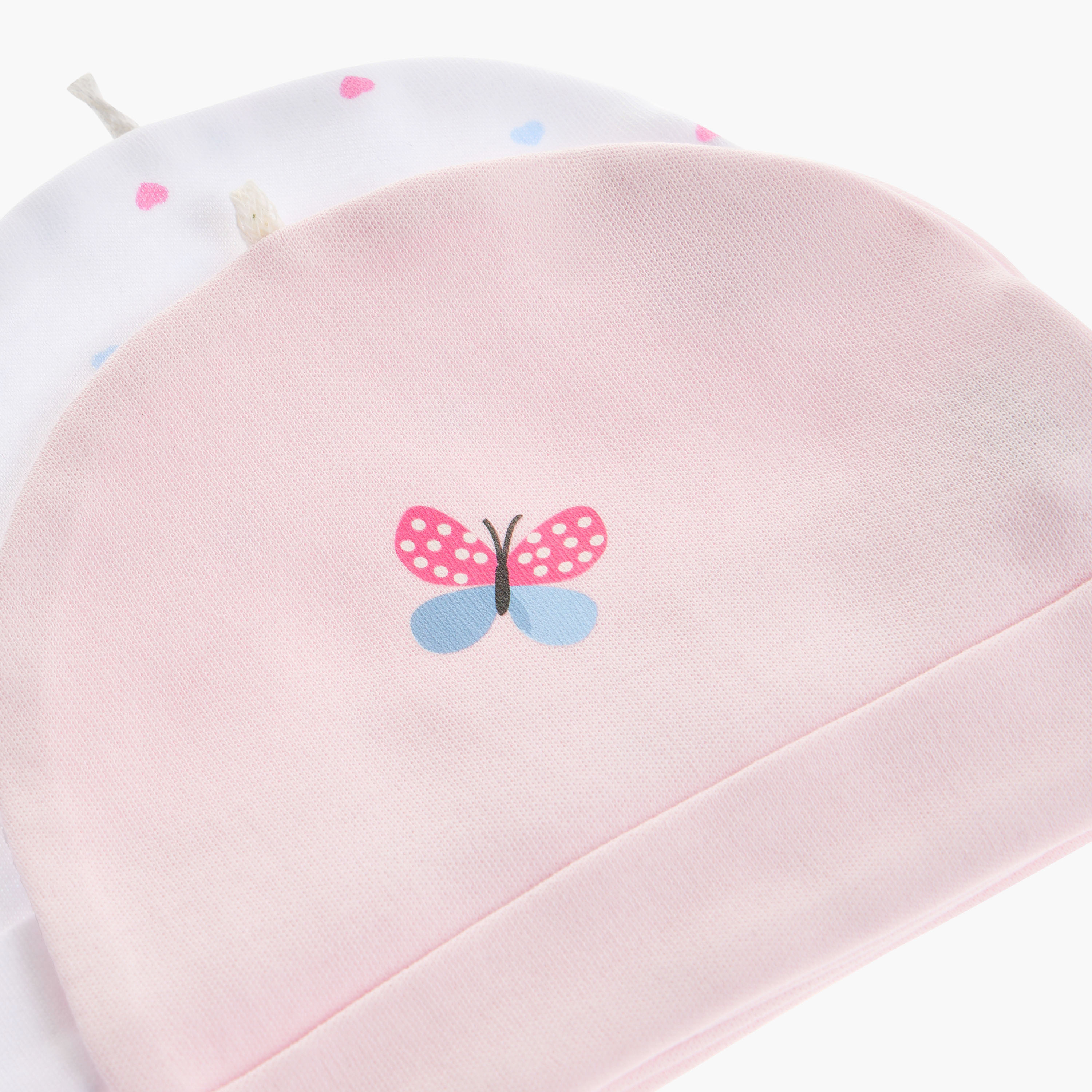 Juniors Printed Beanie - Set of 2-baby-girls-accessories-caps-image-6