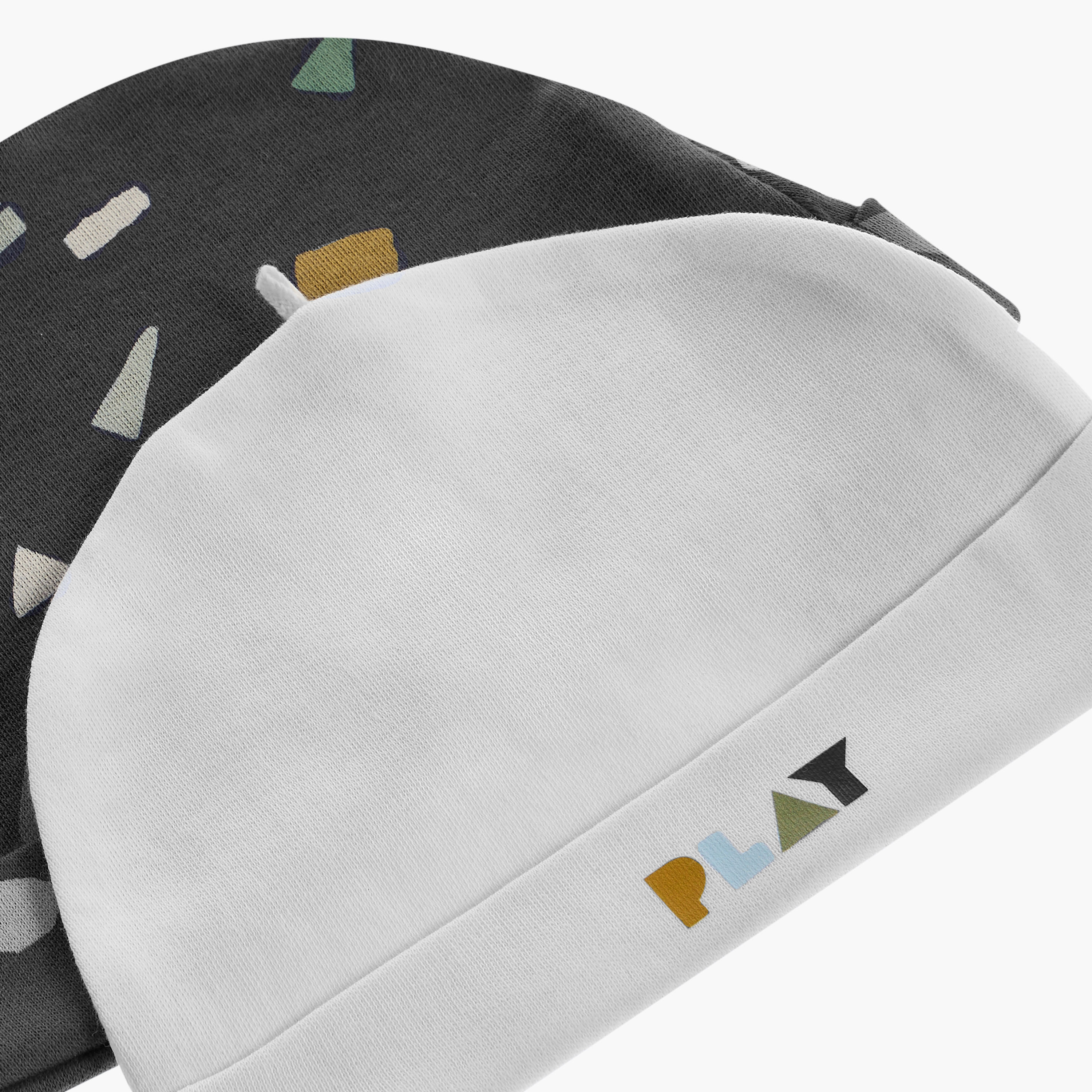 Juniors Printed Cap - Set of 2-baby-boys-accessories-caps-image-6