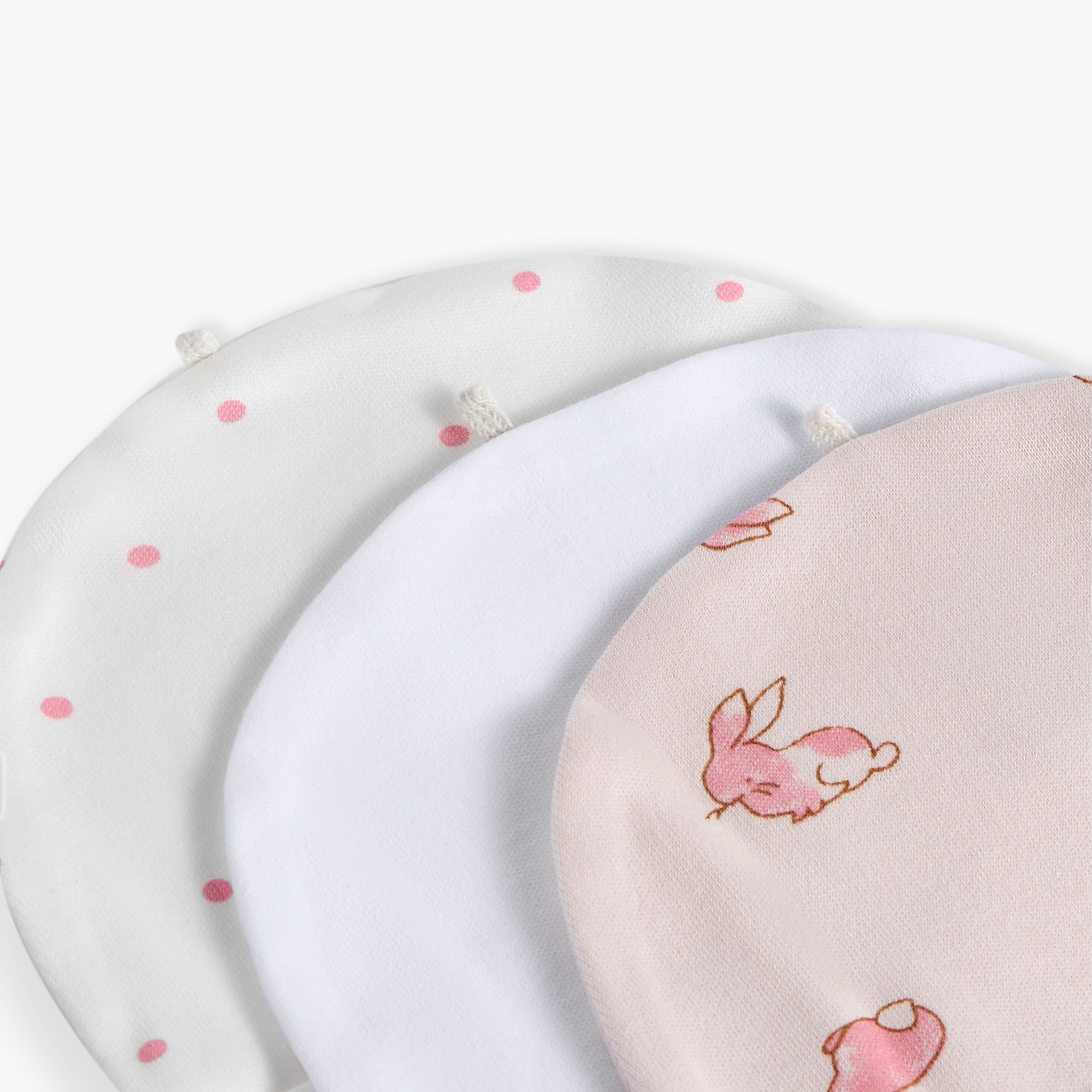 مجموعة قبعات بيني متنوعة عدد 3 من جونيورز-baby-girls-accessories-caps-image-2