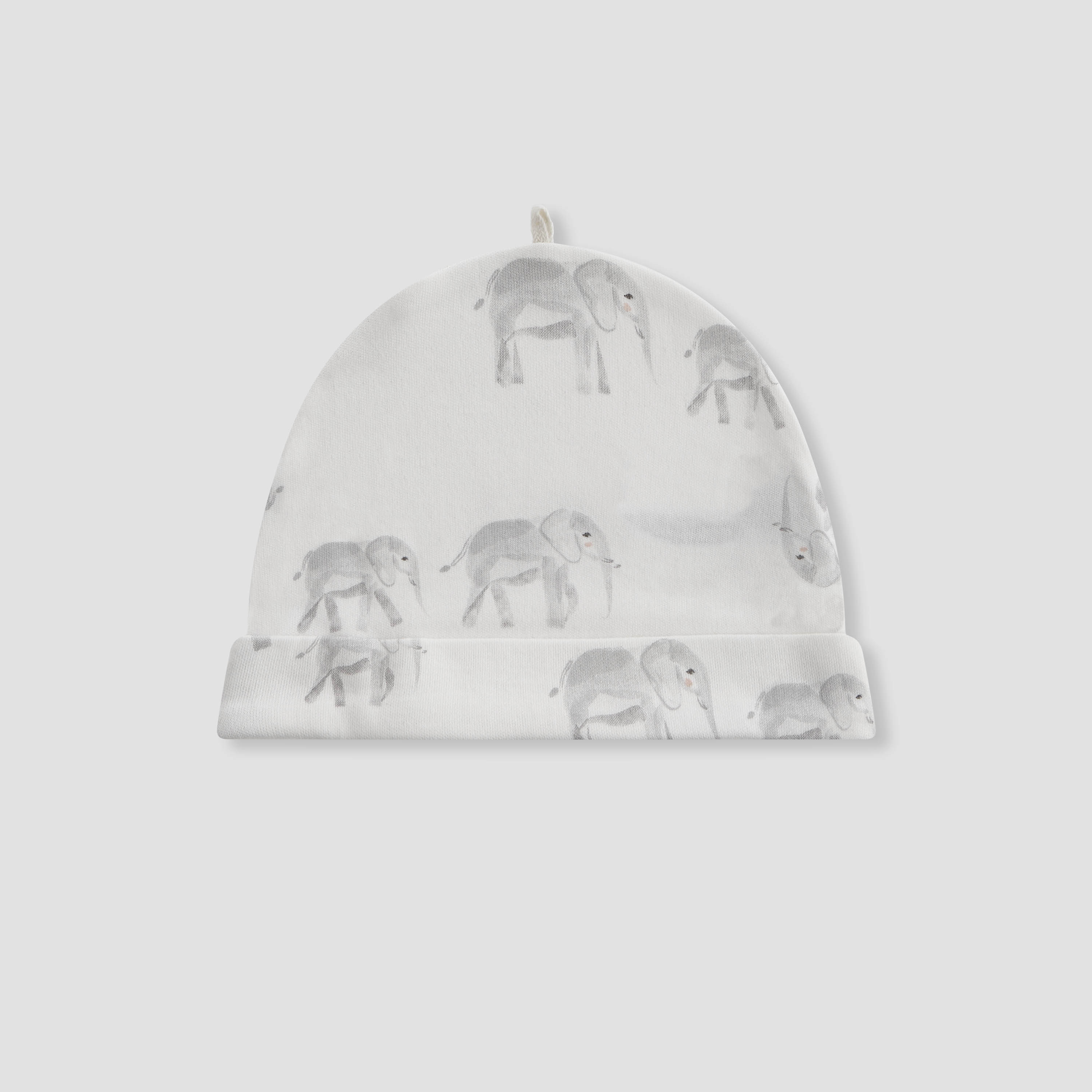 Juniors Elephant Print Beanie Cap - Set of 3-baby-boys-accessories-caps-image-4