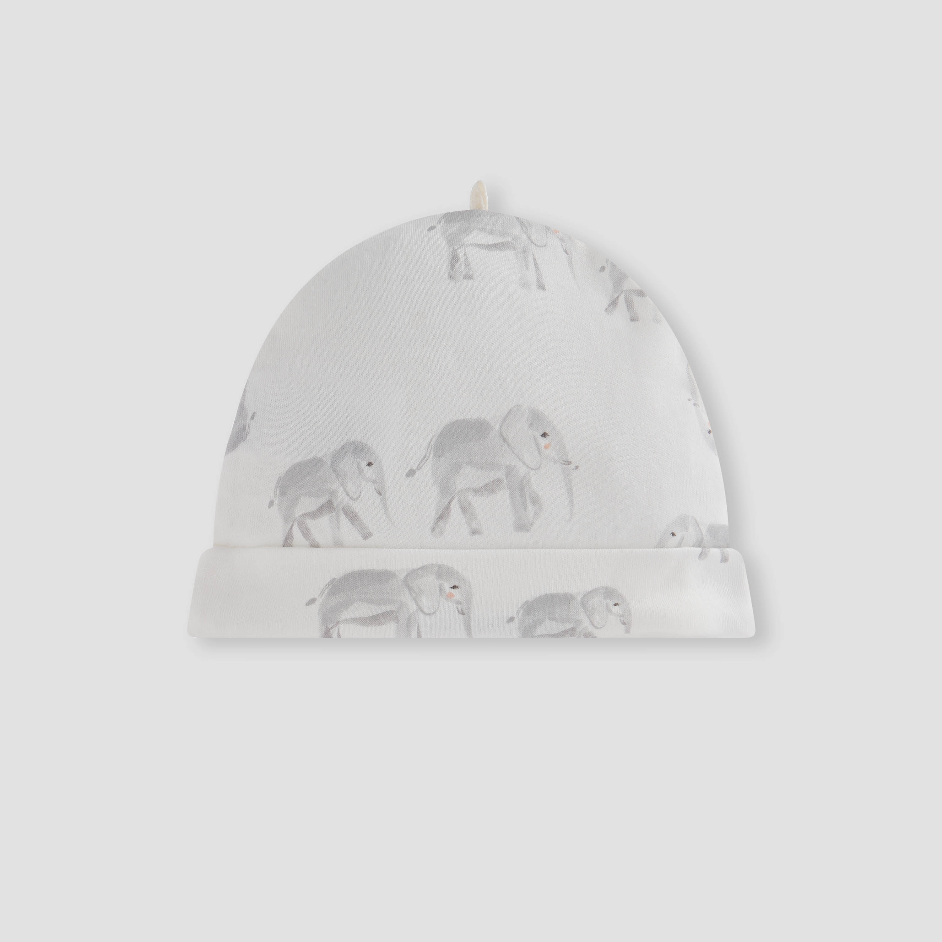 Juniors Elephant Print Beanie Cap - Set of 3-baby-boys-accessories-caps-image-6