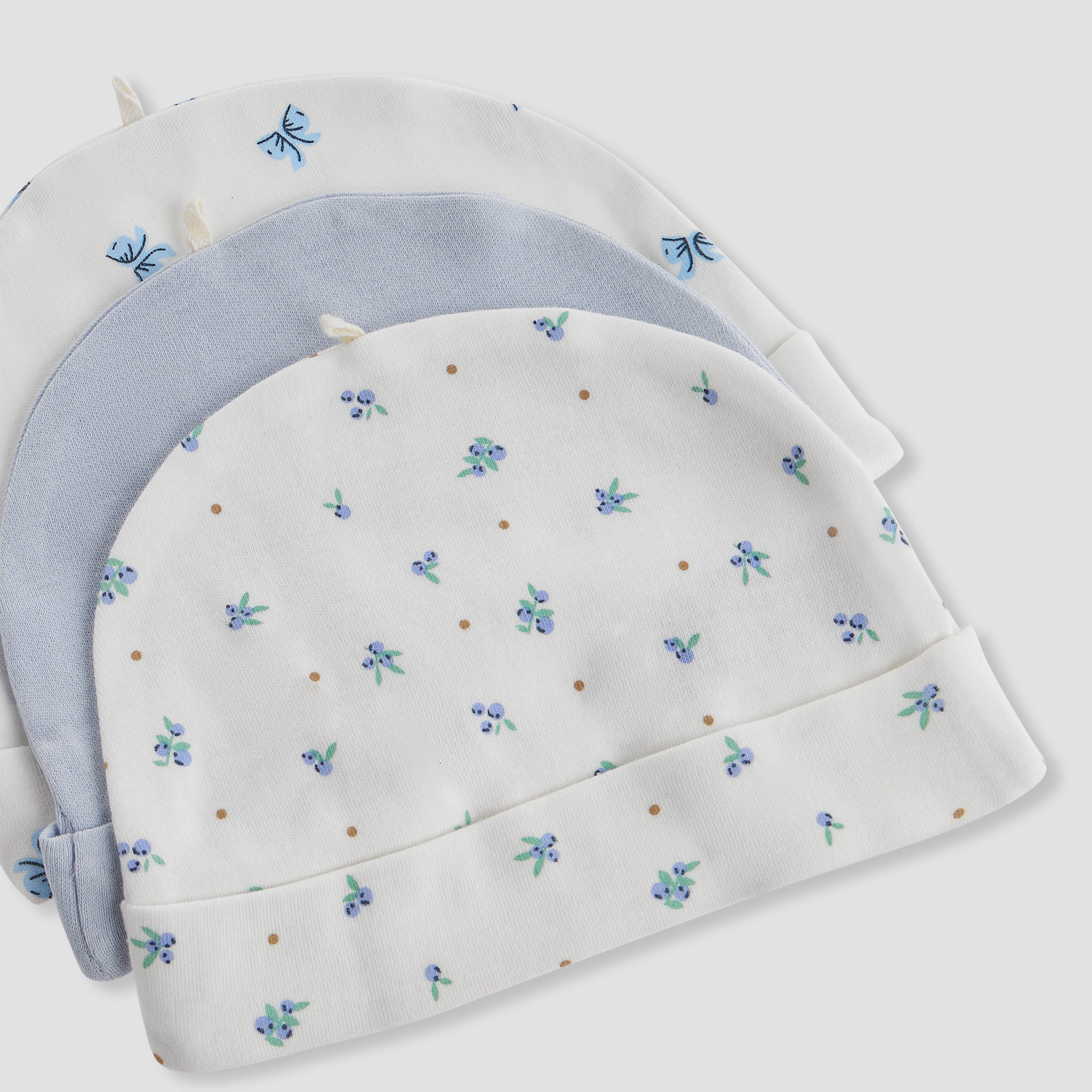 Juniors Printed Beanie Cap - Set of 3-baby-boys-accessories-caps-image-6