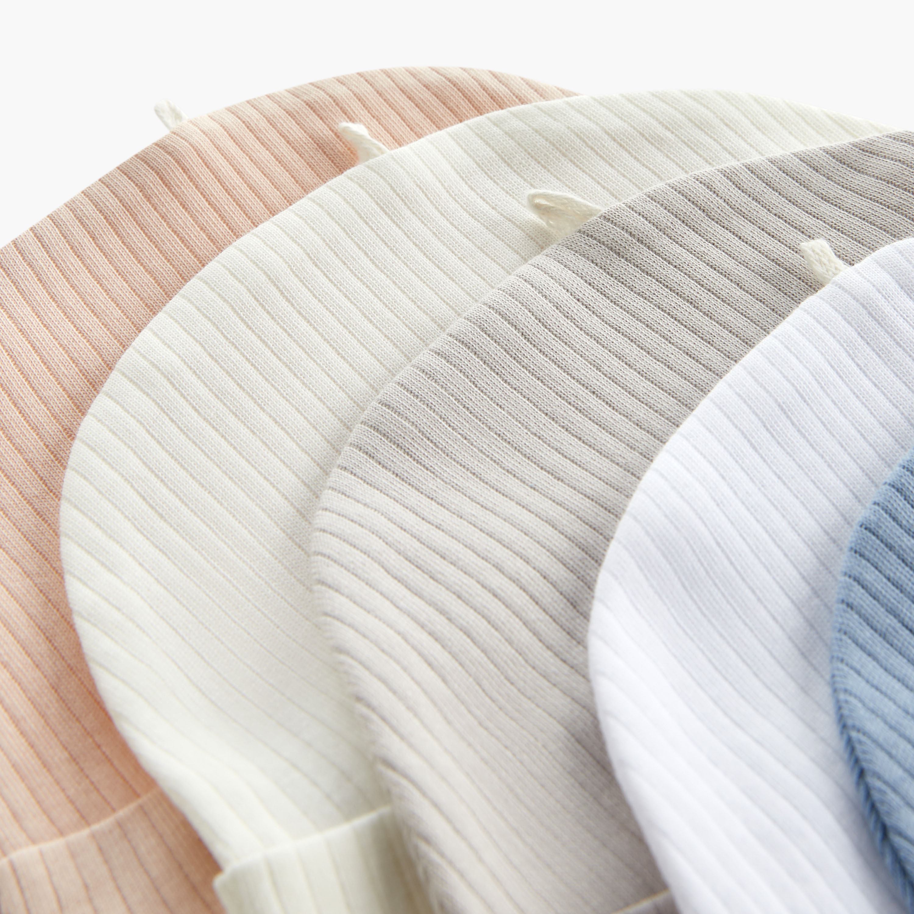 Juniors Ribbed Cap - Set of 5-baby-boys-accessories-caps-image-9