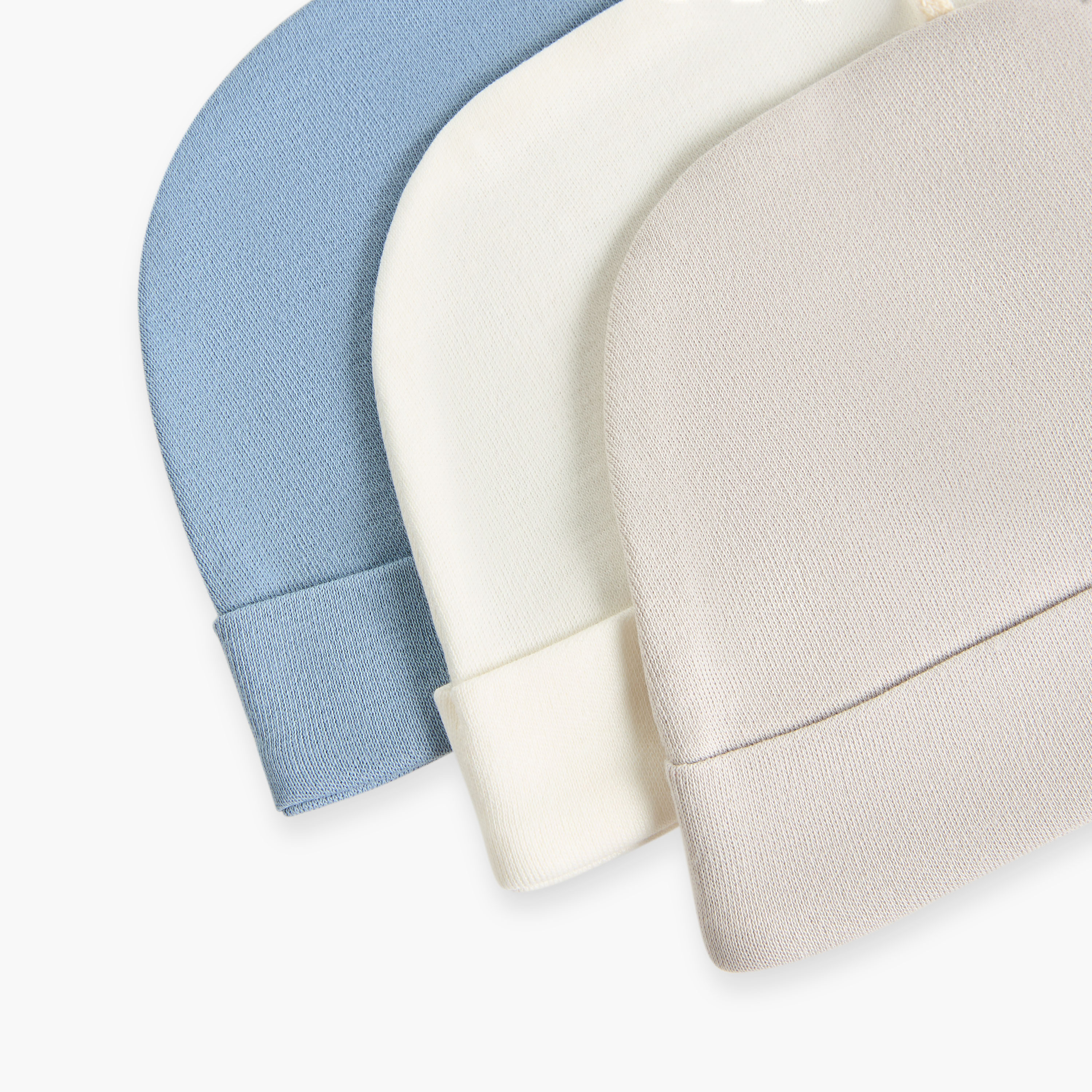 مجموعة قبعات كاب سادة عدد 3 من جونيورز-baby-boys-accessories-caps-image-1