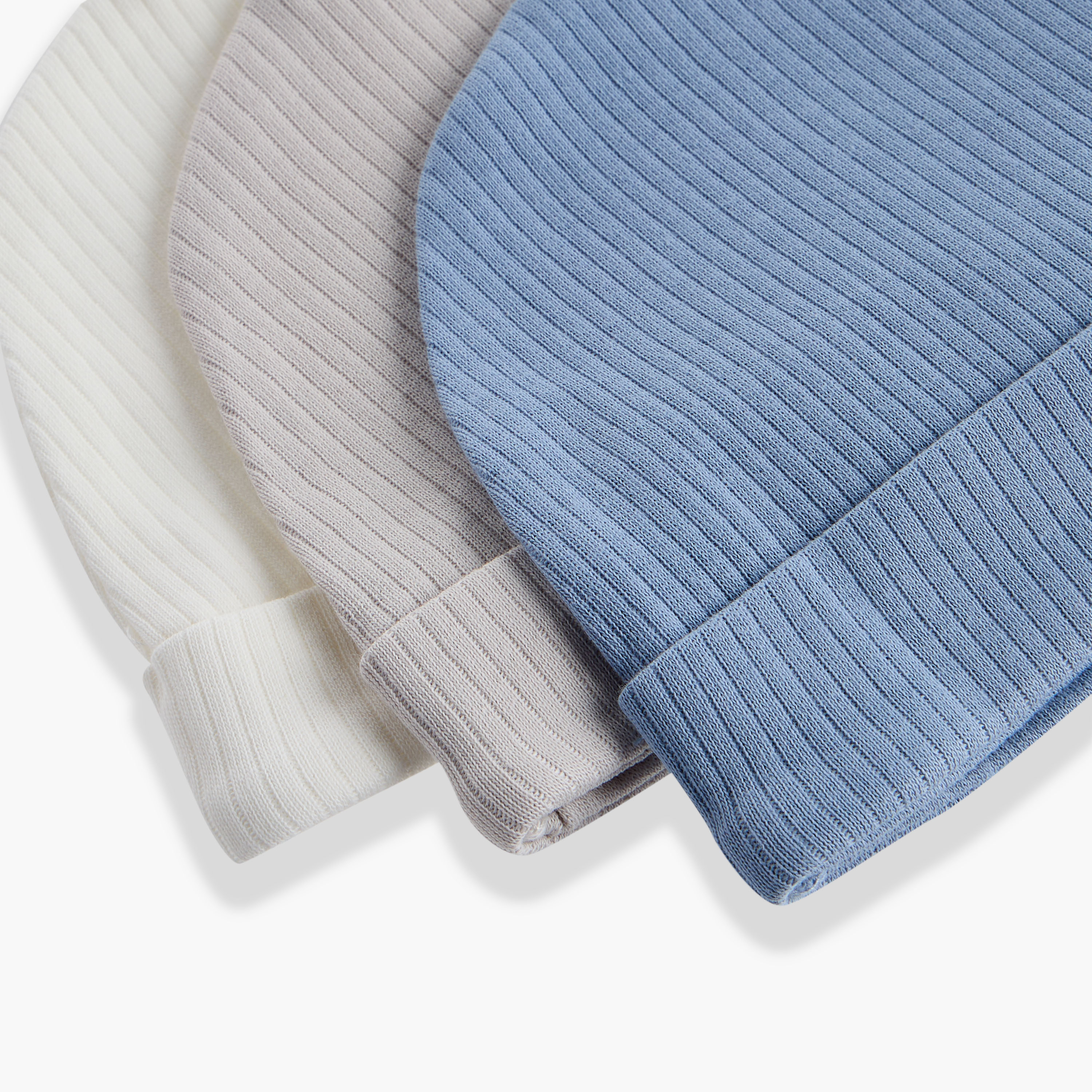 Juniors Ribbed Cap - Set of 3-baby-boys-accessories-caps-image-8