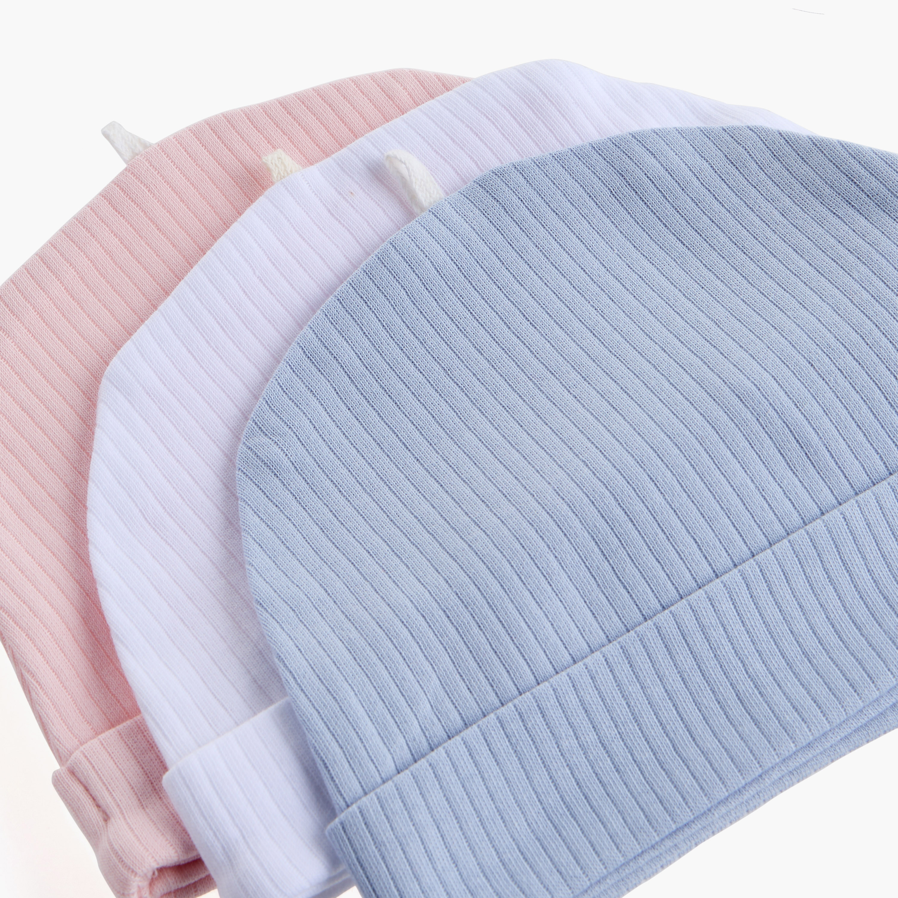 قبعة مضلعة من جونيورز - طقم من 3 قطع-baby-boys-accessories-caps-image-7