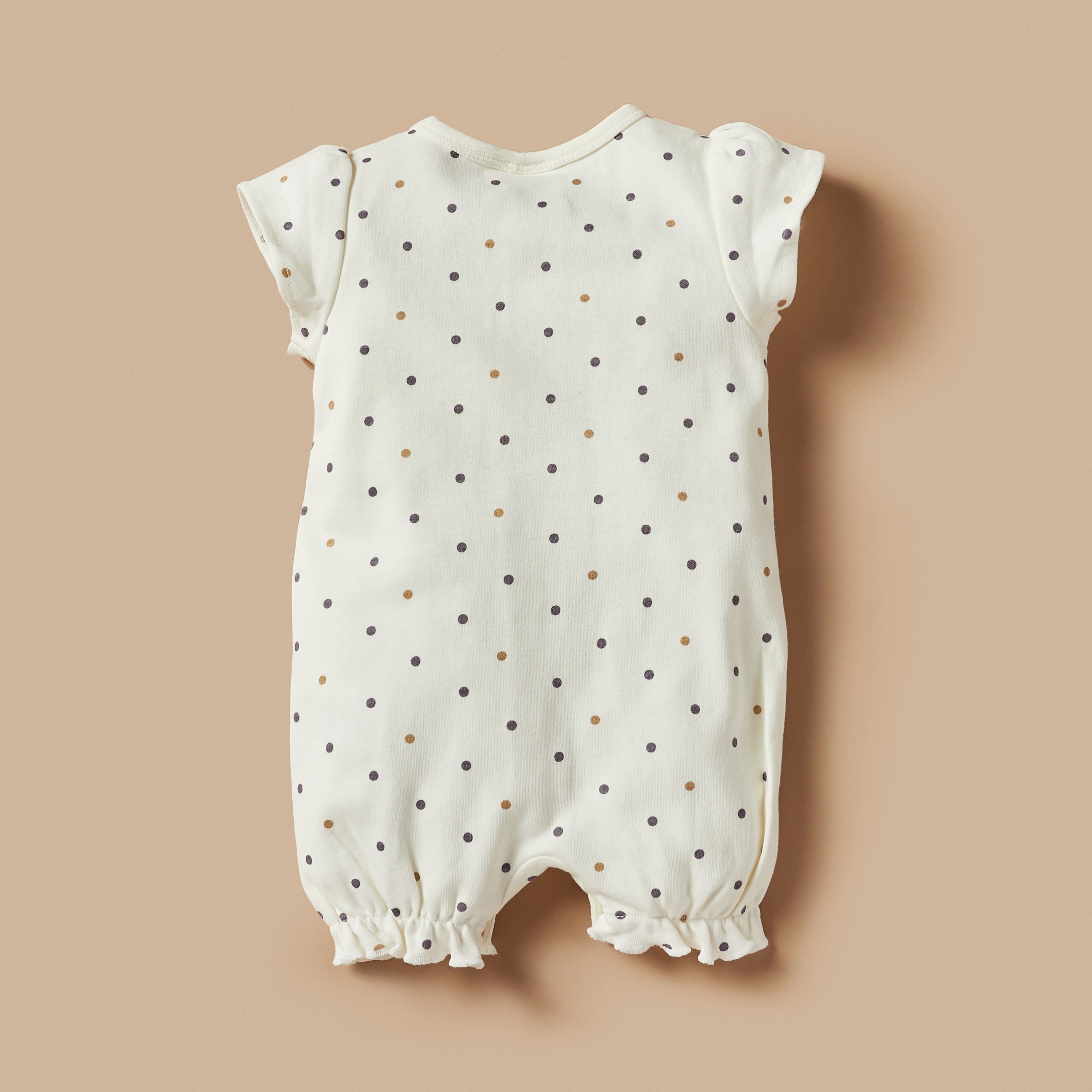 أفرول بأكمام قصيرة وسحّاب إغلاق وطبعات ميني ماوس من ديزني-baby-girls-clothing-rompers-image-4