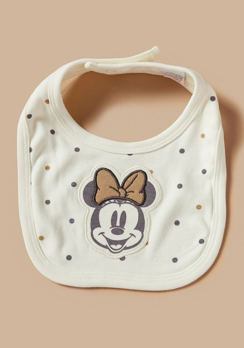 Disney Minnie Mouse Applique Bib with Button Closure-Bibs and Burp Cloths-image-2