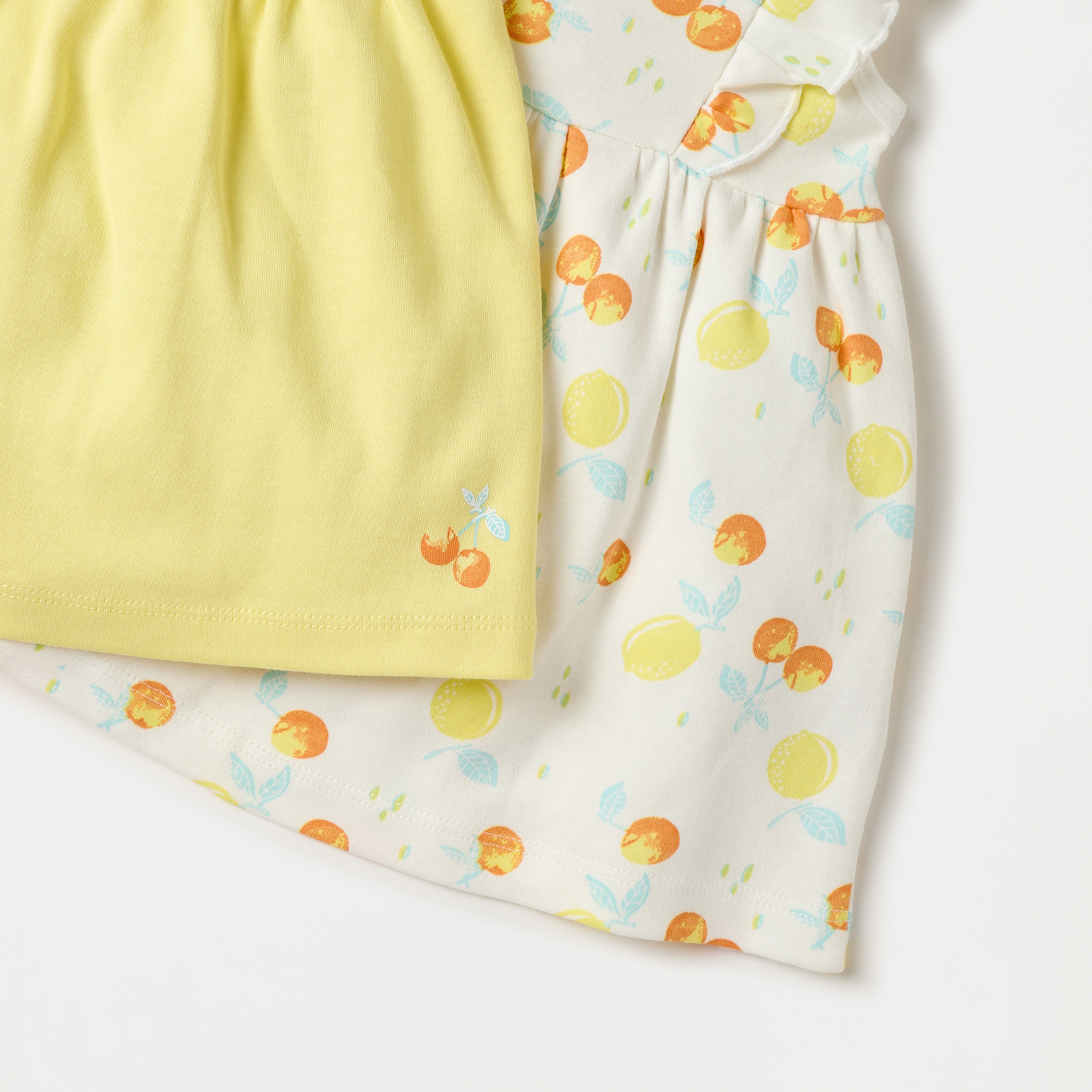 Juniors Printed A-line Dress with Ruffle Detail - Set of 2-baby-girls-clothing-dressesandjumpsuits-image-5