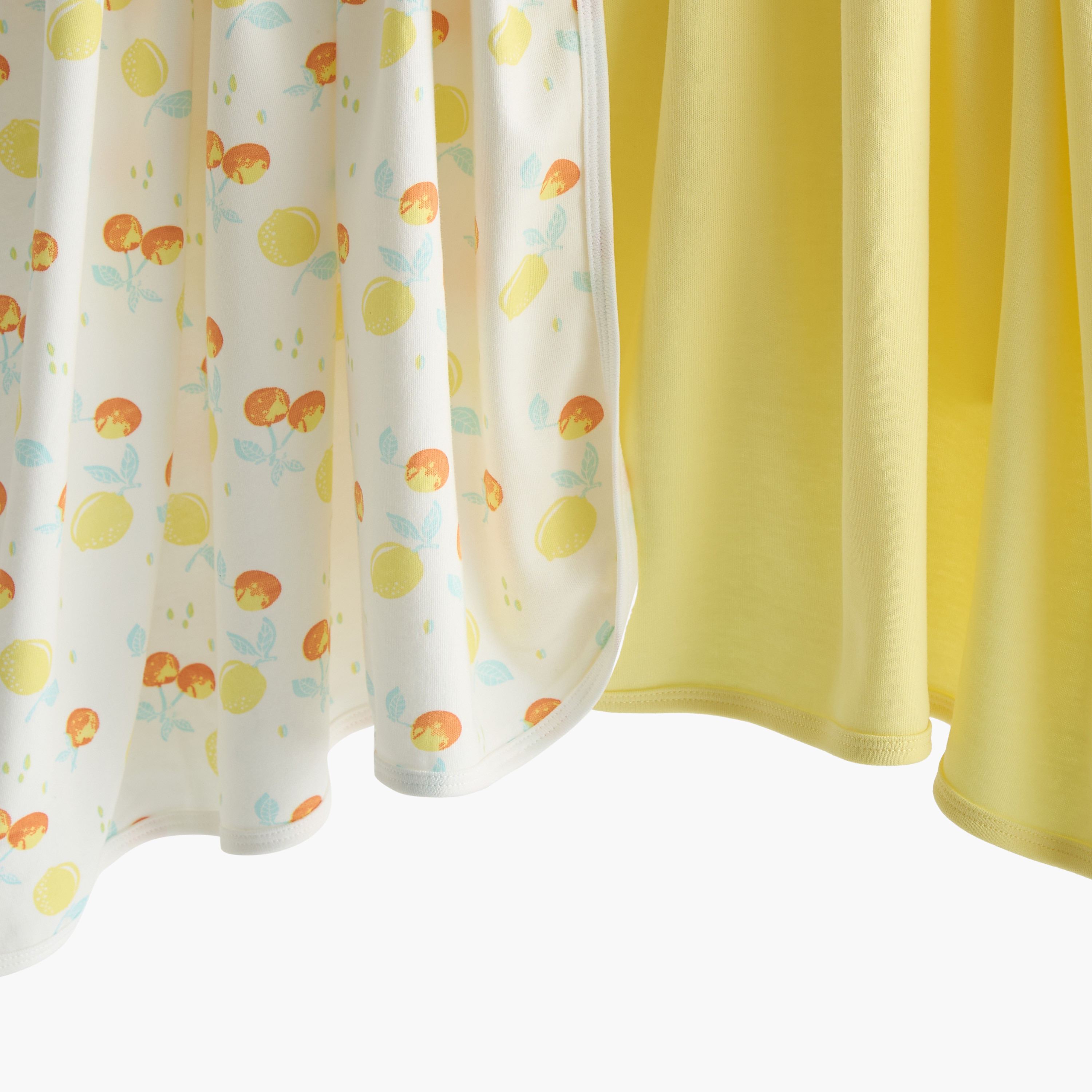 Juniors 2-Piece Fruit Print Receiving Blanket Set - 70x70 cm-baby-nursery-blanketsandswaddles-receivingblankets-image-4