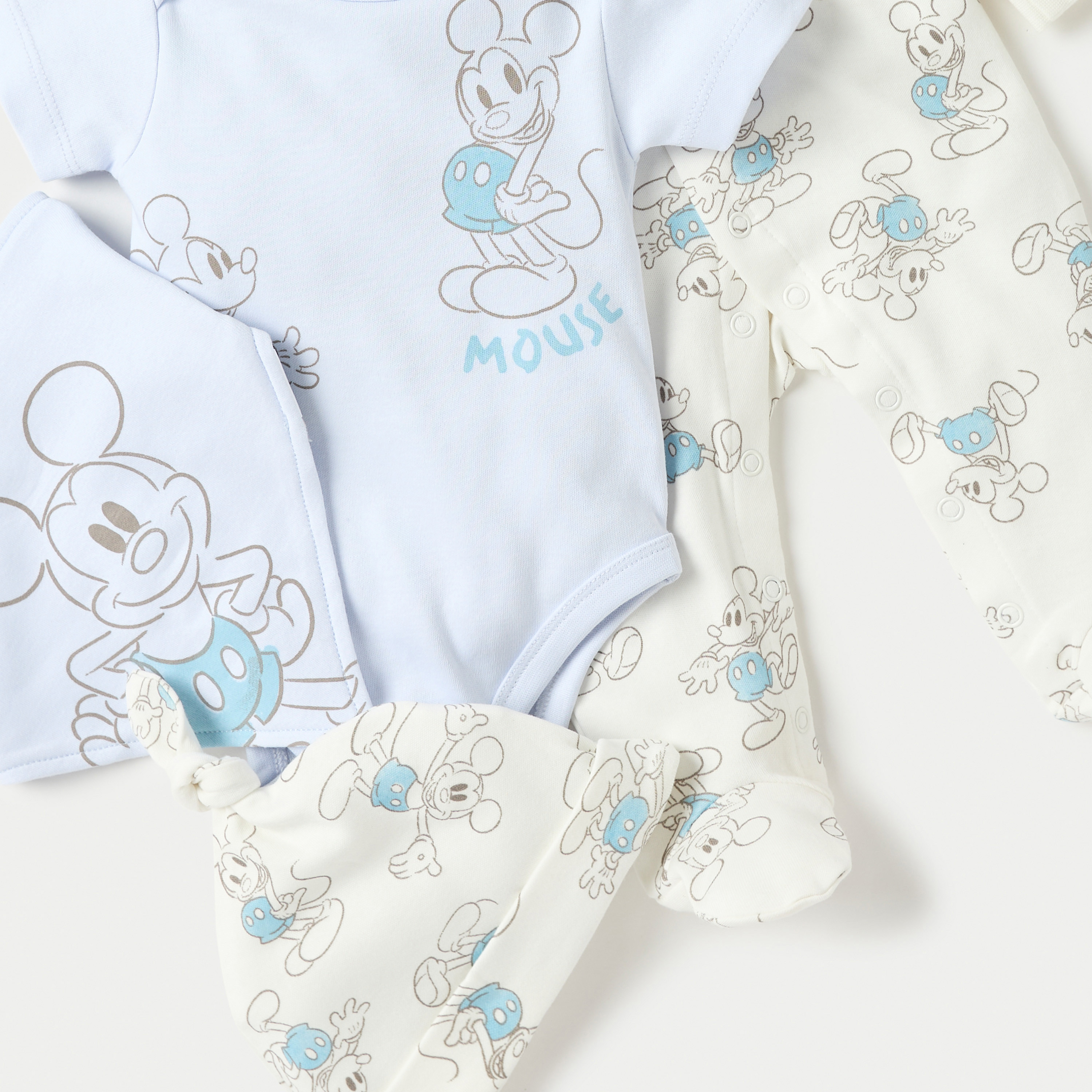 Disney Mickey Mouse Print 4-Piece Clothing Set-baby-boys-clothing-setsandcoords-image-5