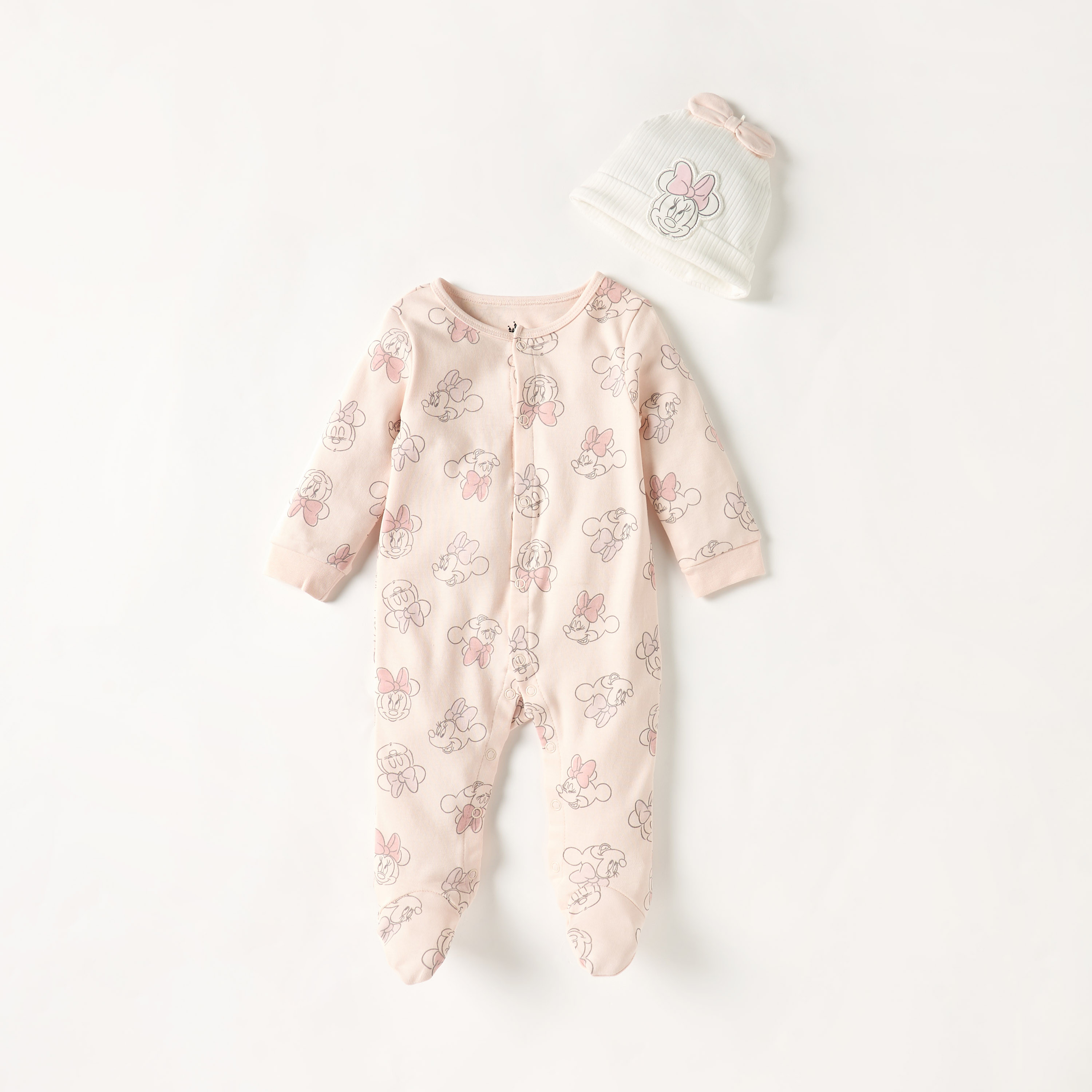 طقم هدايا ملابس بطبعات ميني ماوس 4 قطع من ديزني-baby-girls-clothing-setsandcoords-image-2