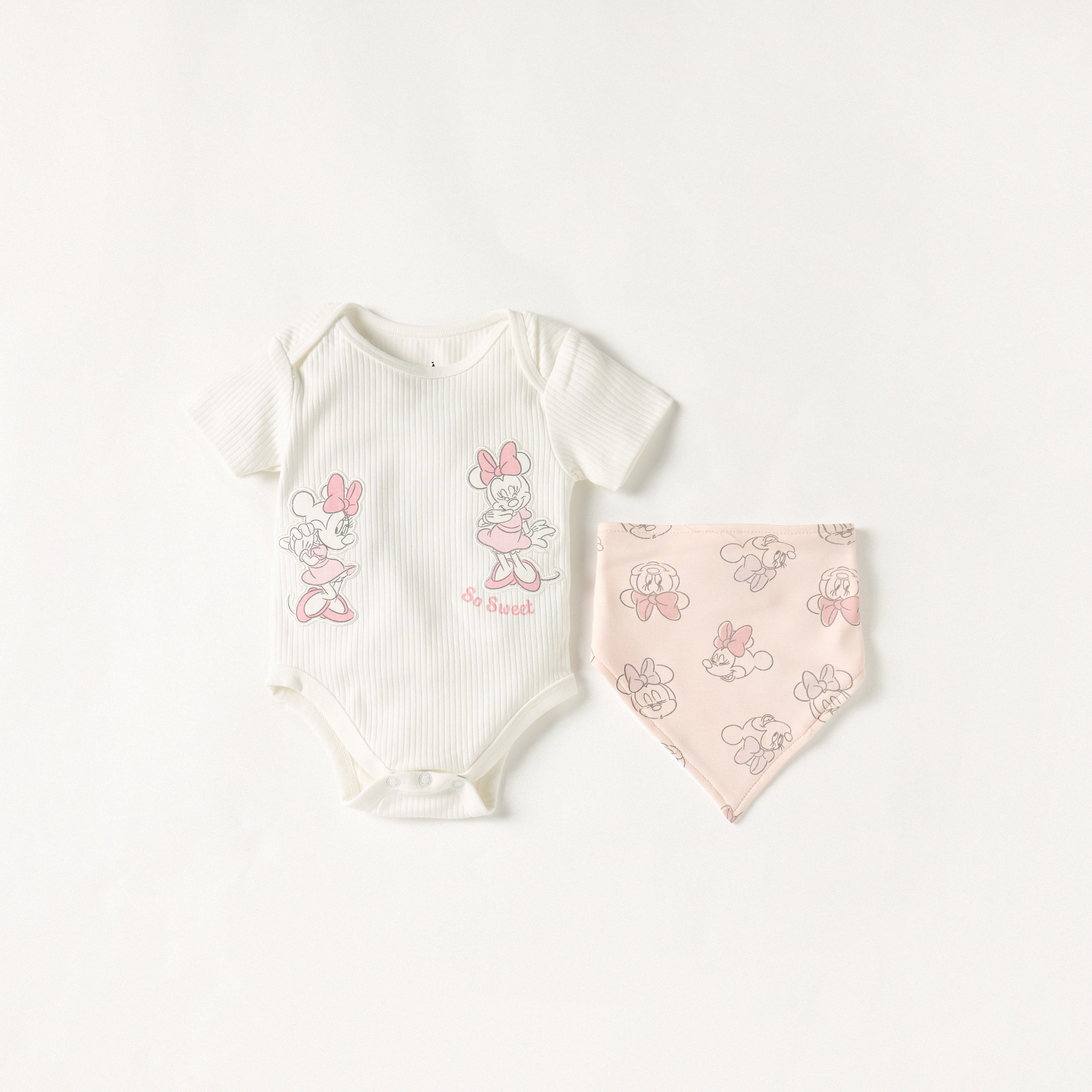 طقم هدايا ملابس بطبعات ميني ماوس 4 قطع من ديزني-baby-girls-clothing-setsandcoords-image-3