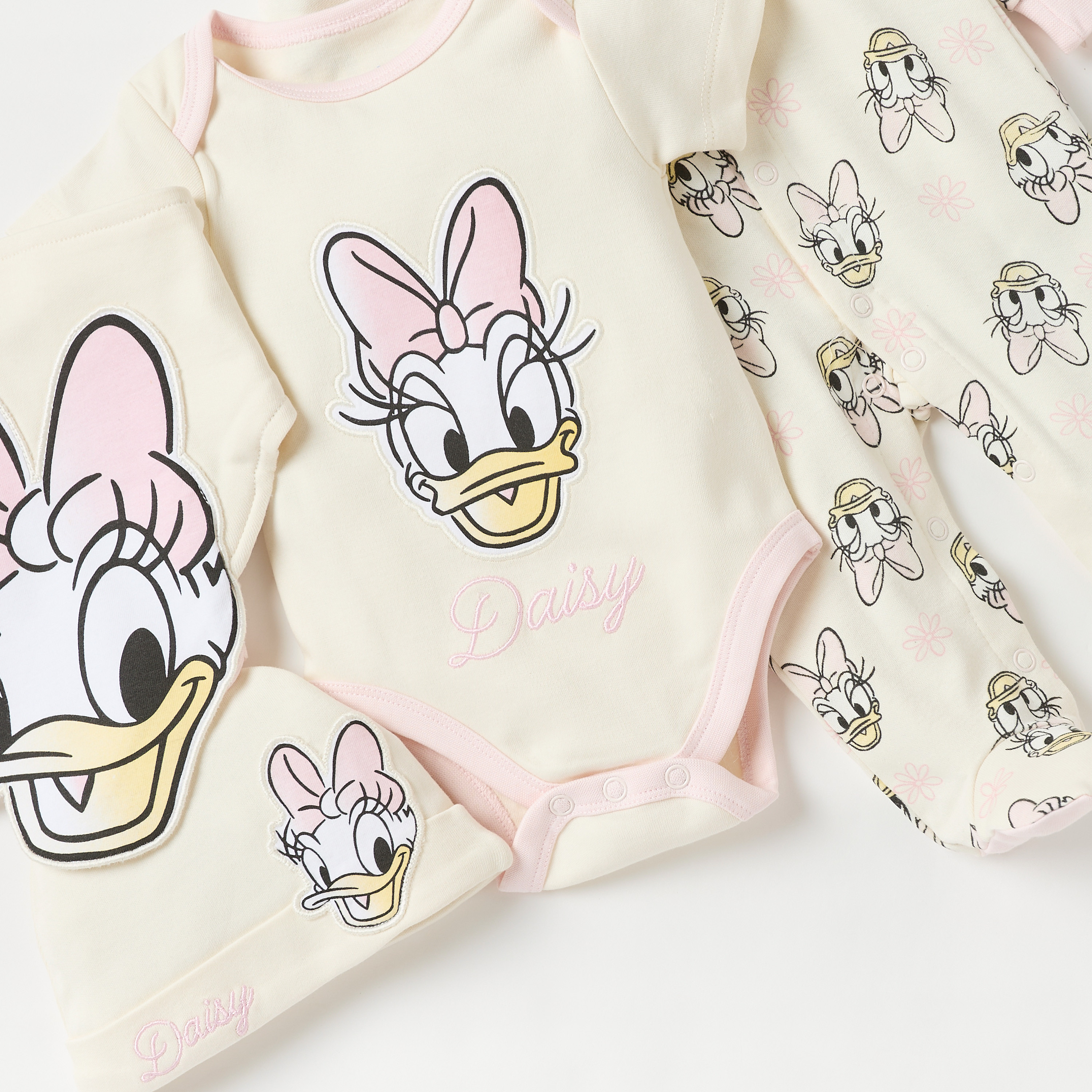 Buy Disney Daisy Duck Print 4 Piece Clothing Set Online Babyshop UAE